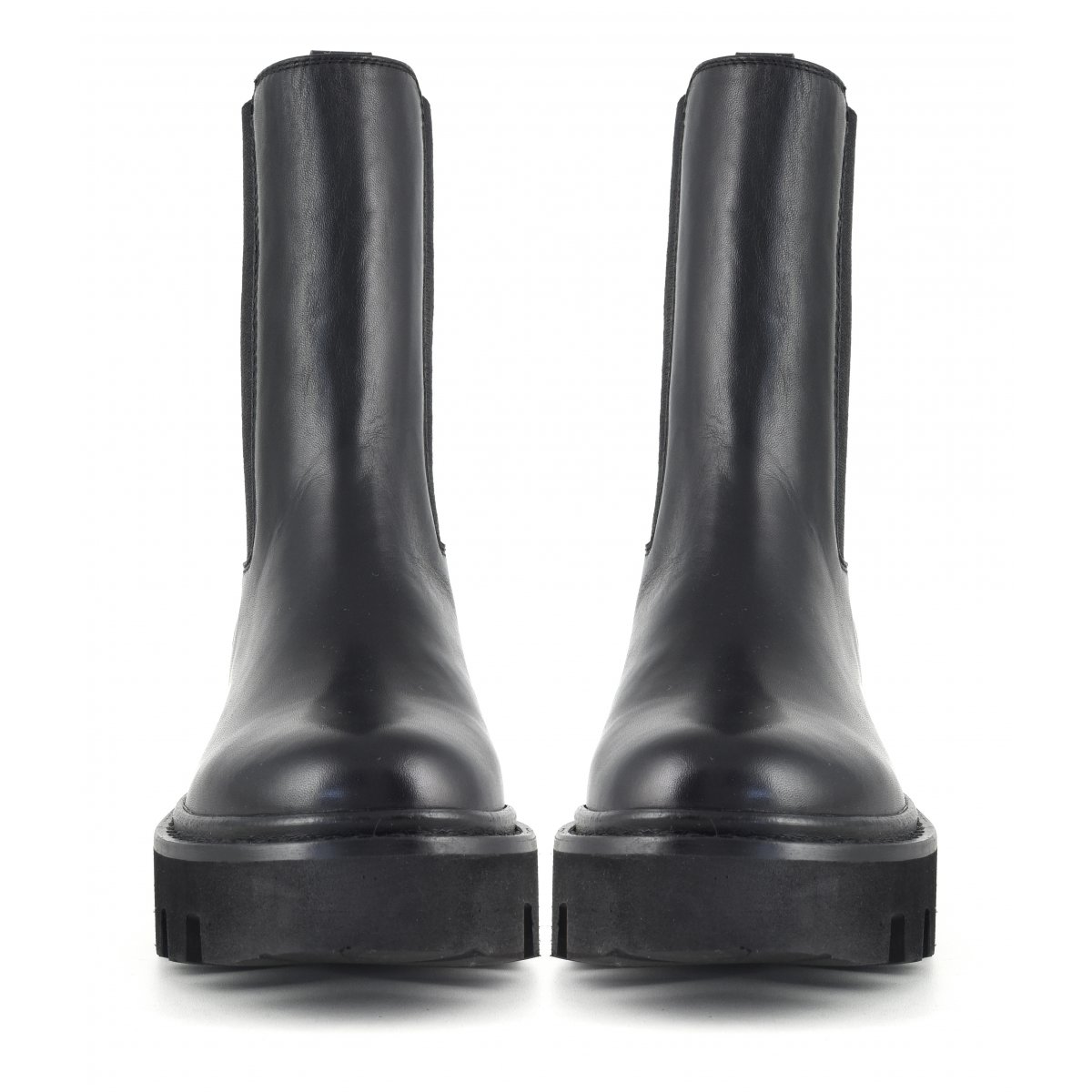 Stivale con elastico e ricamo posteriore suola extra light