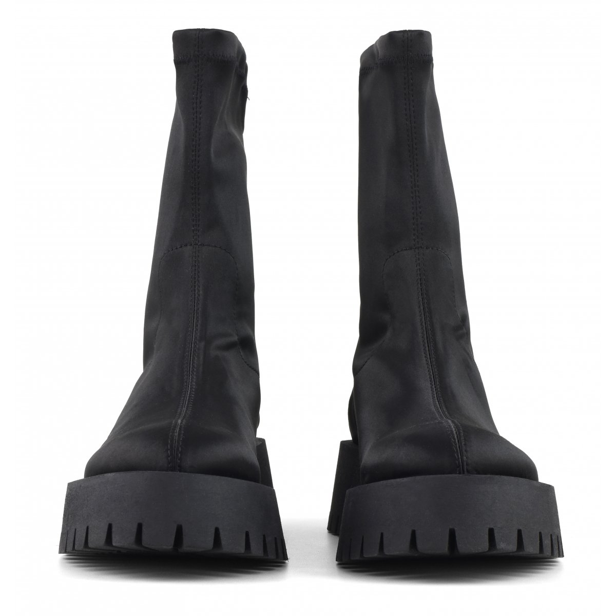 Stivale a calzino in tessuto satin