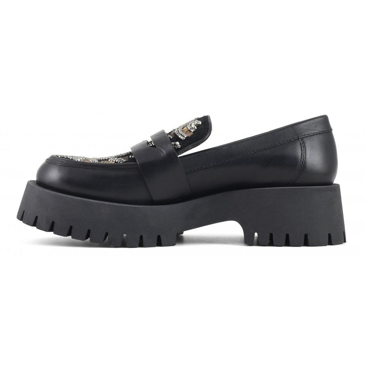 Mocassino con ricamo