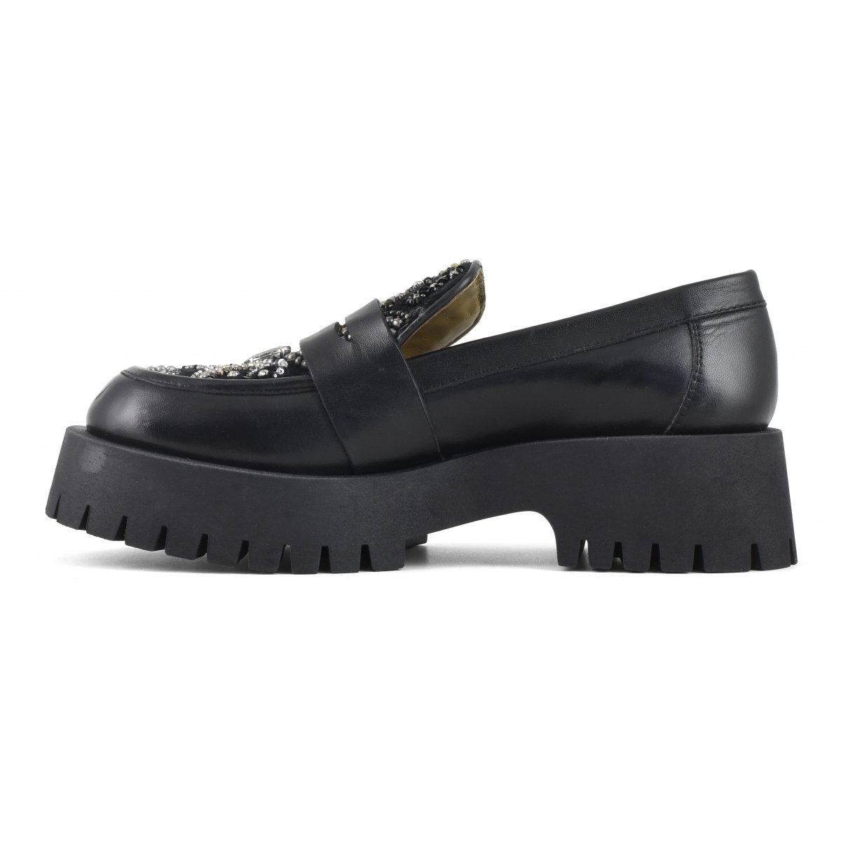 Mocassino con ricamo