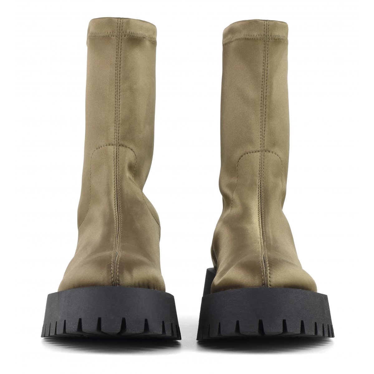 Stivale a calzino in tessuto satin