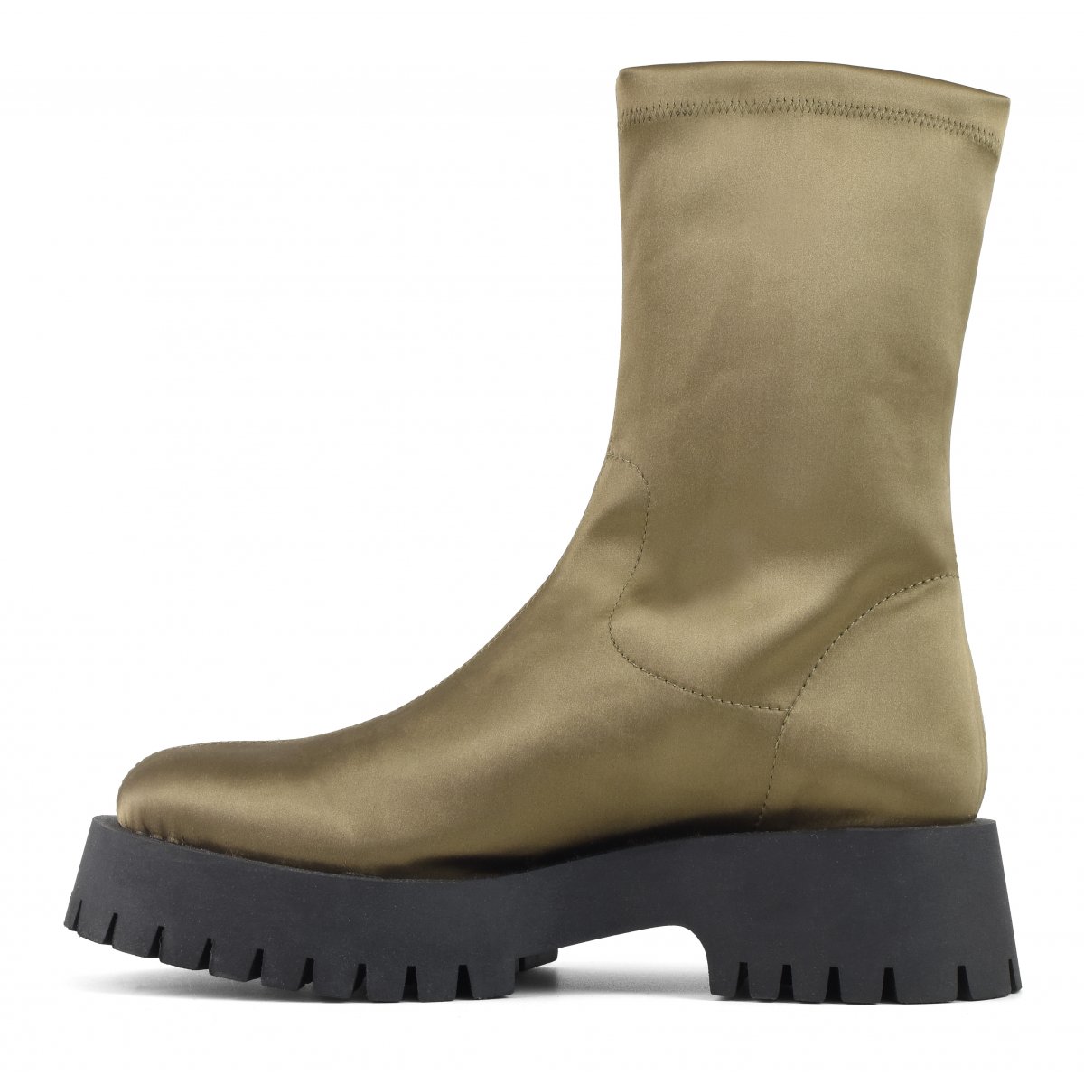 Stivale a calzino in tessuto satin