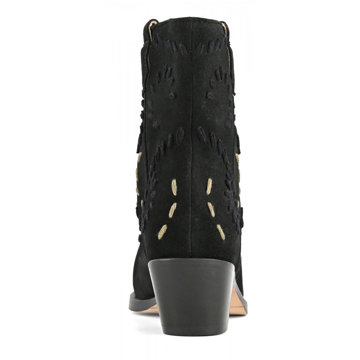 Stivale texano basso con ricami