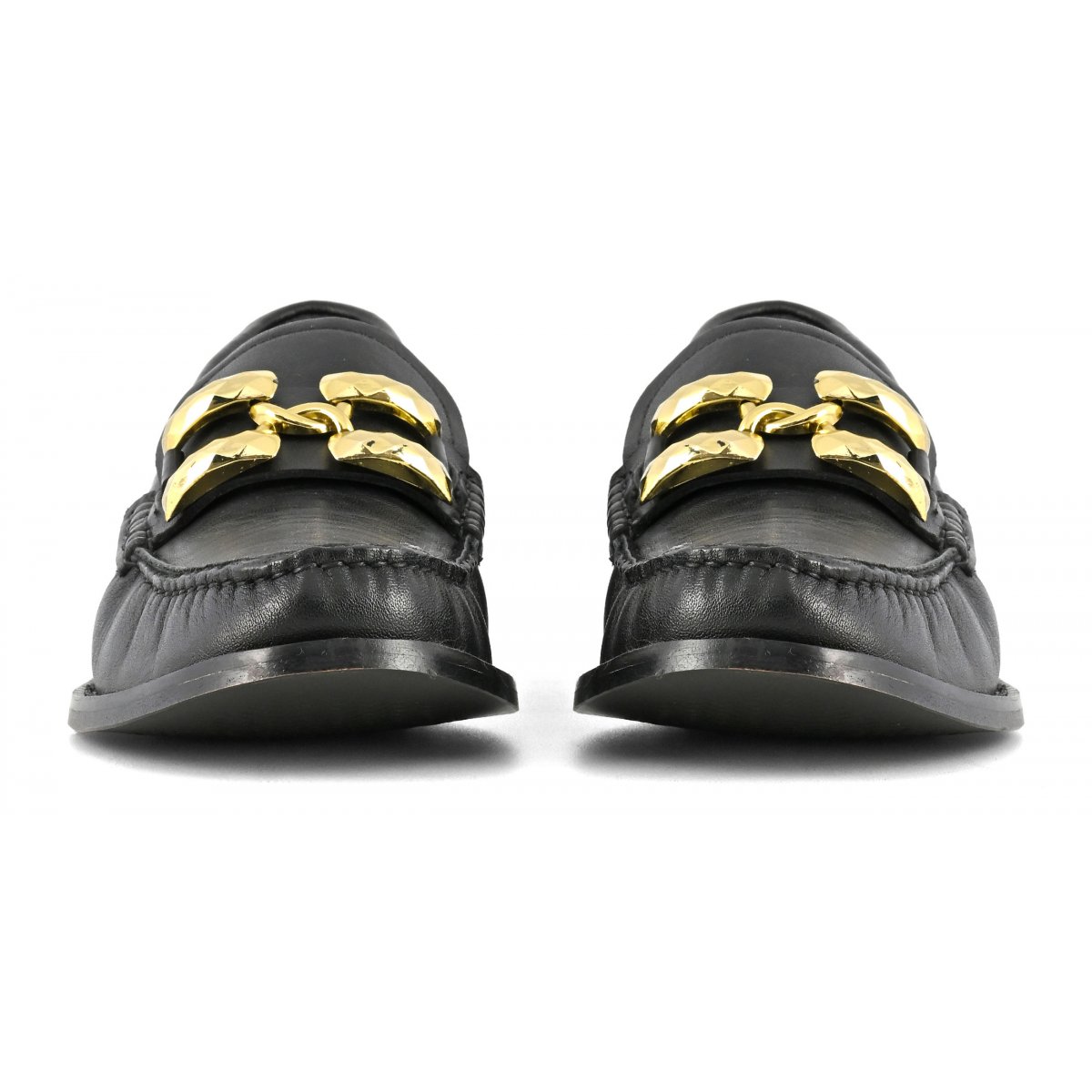 Mocassino con morsetto in metallo