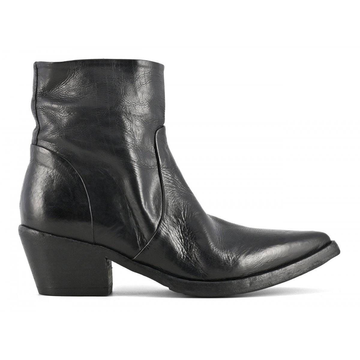 Stivale texano basso effetto invecchiato