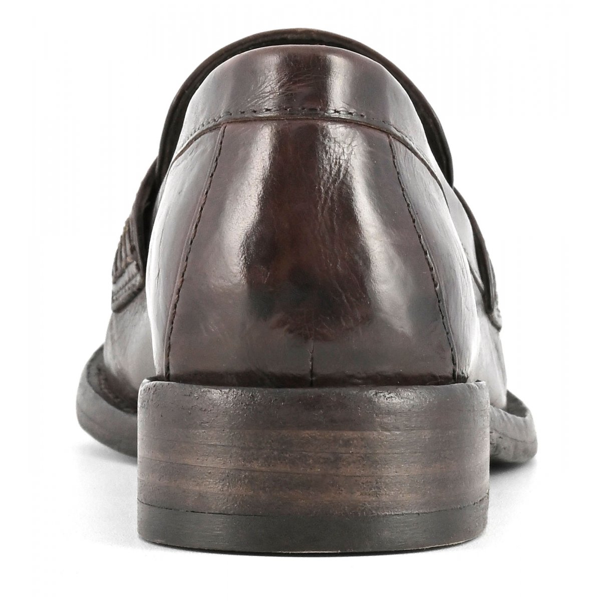 Mocassino effetto invecchiato