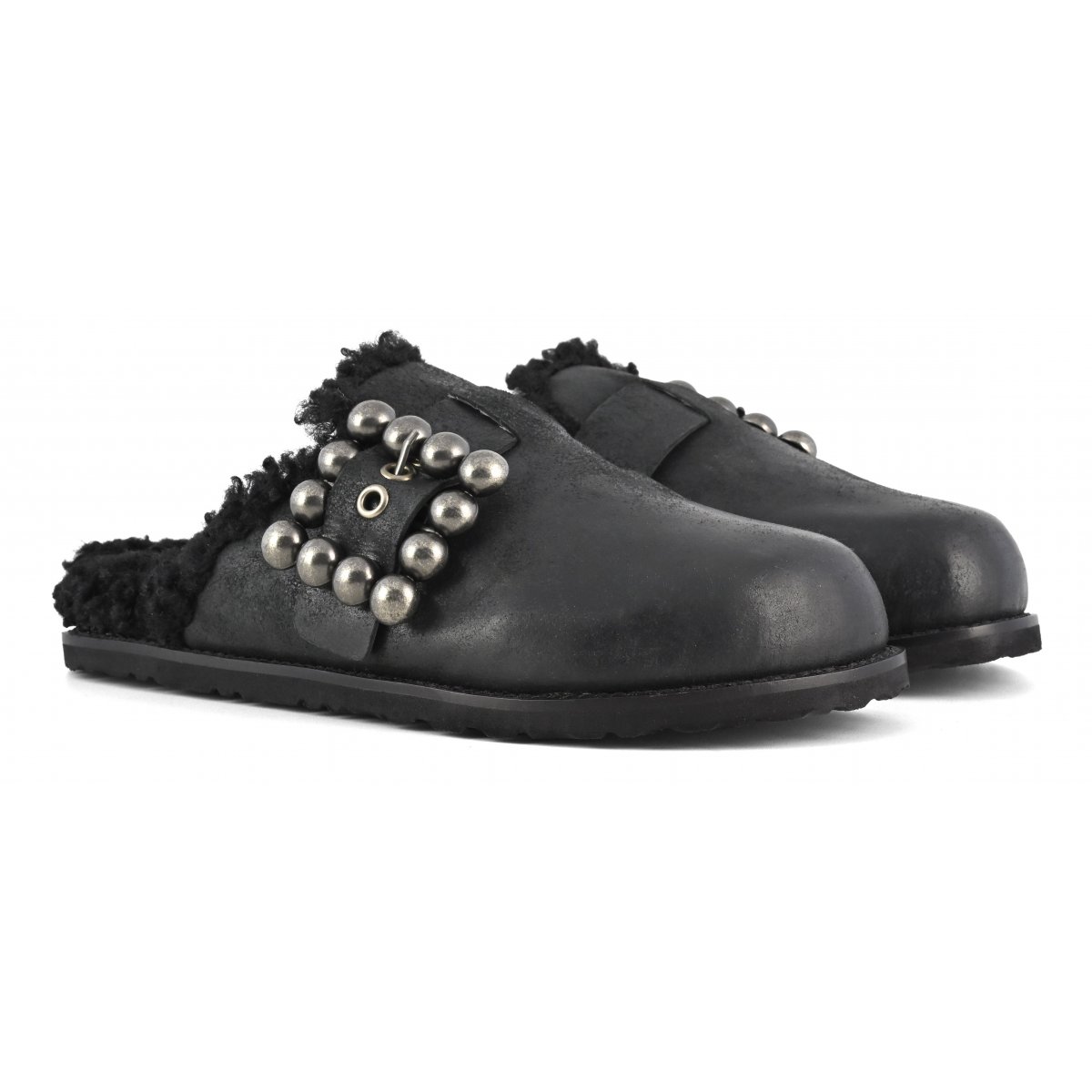 Sabot pelle vintage