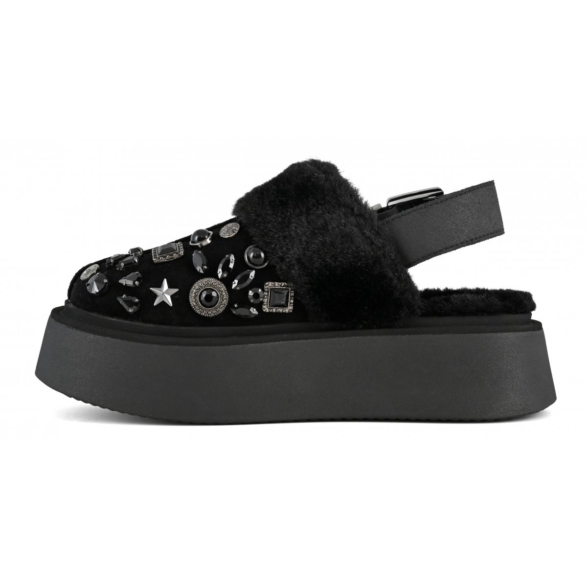 Sabot su suola platform con pietre