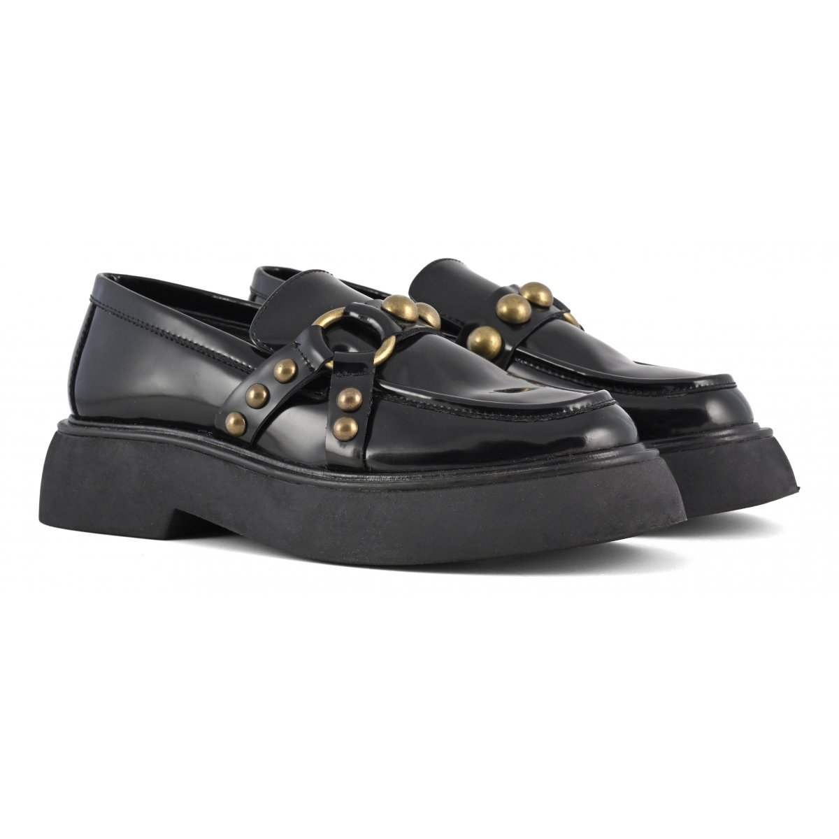 Mocassino con anello maxi