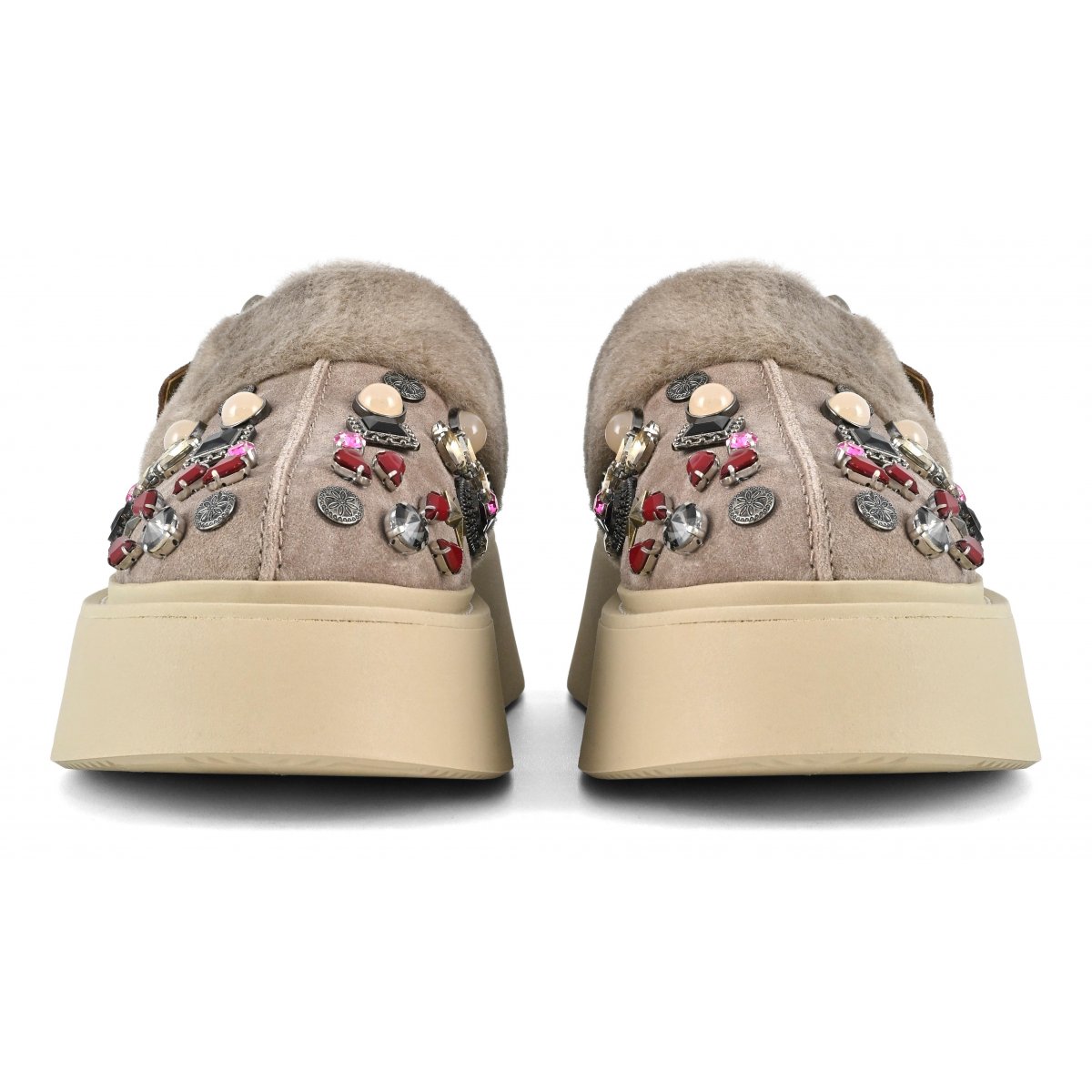 Sabot su suola platform con pietre