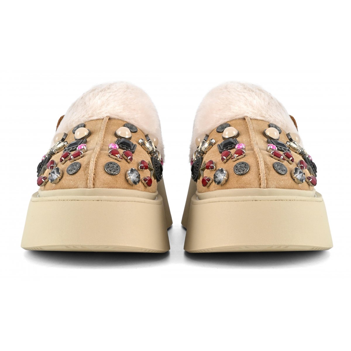 Sabot su suola platform con pietre