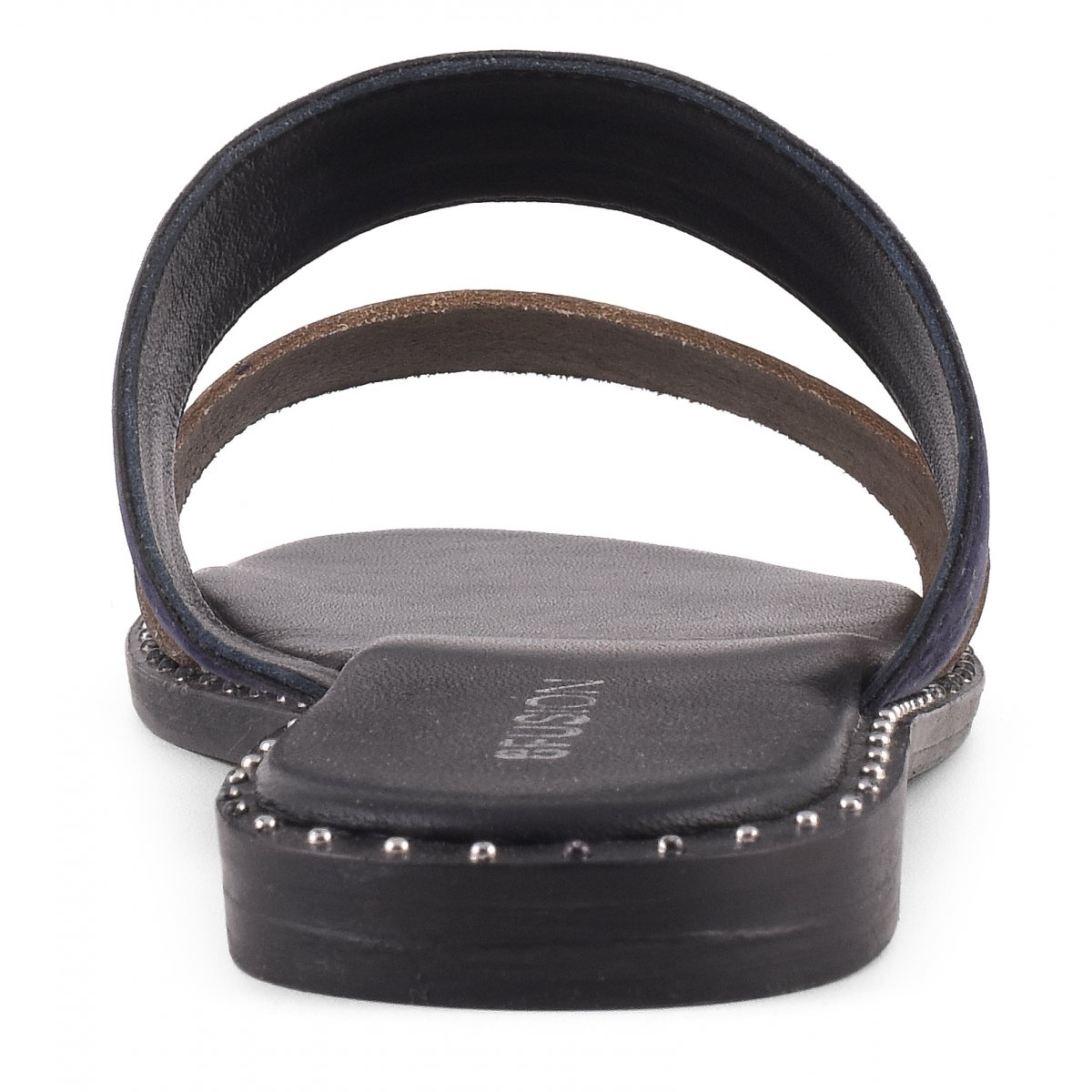 Sandali doppia fascia in velluto