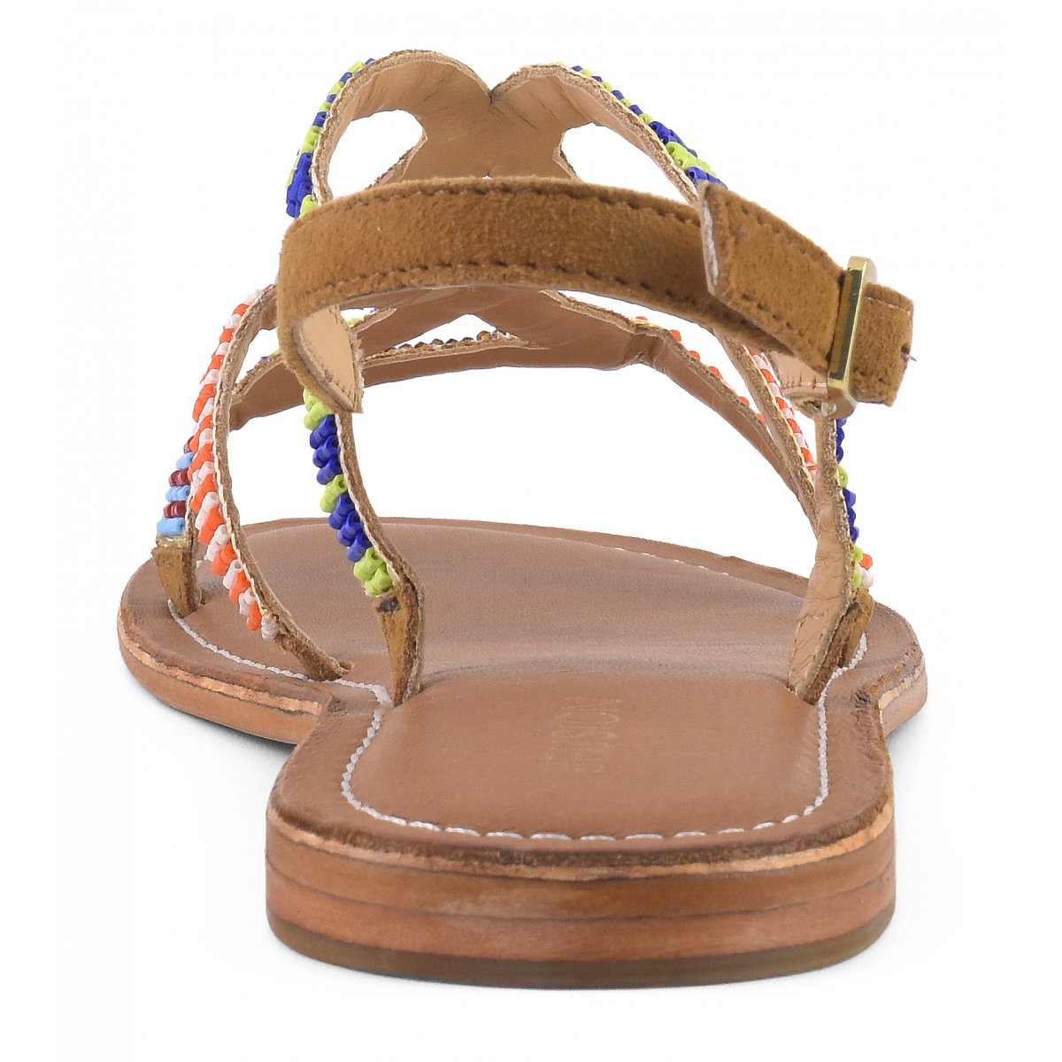 Sandali fascia perline