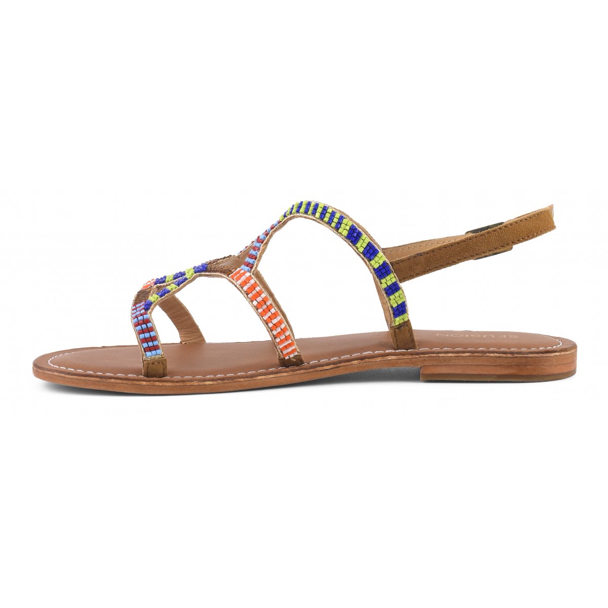 Sandali fascia perline