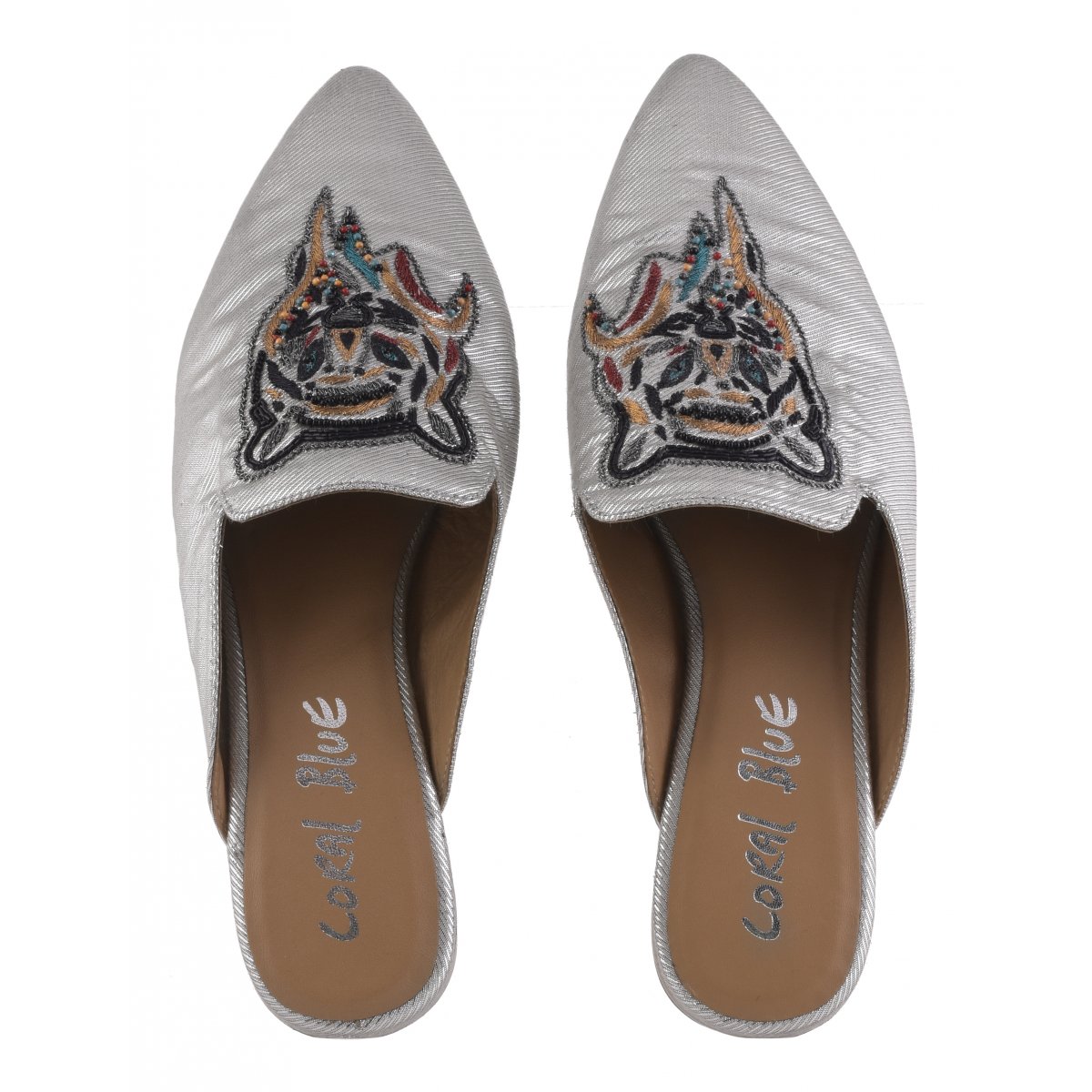 Sabot con ricamo Tigre