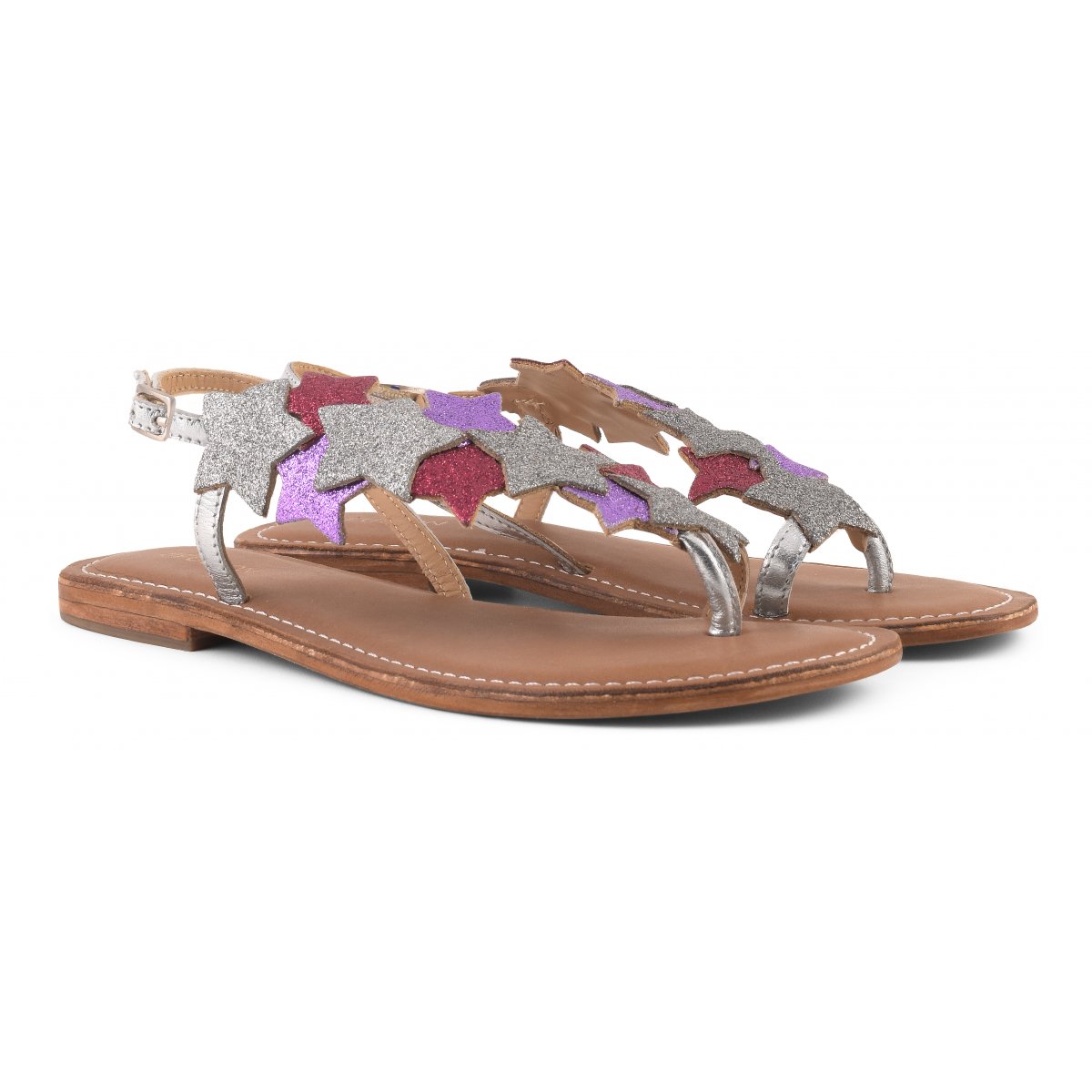 Sandali infradito stelle glitter