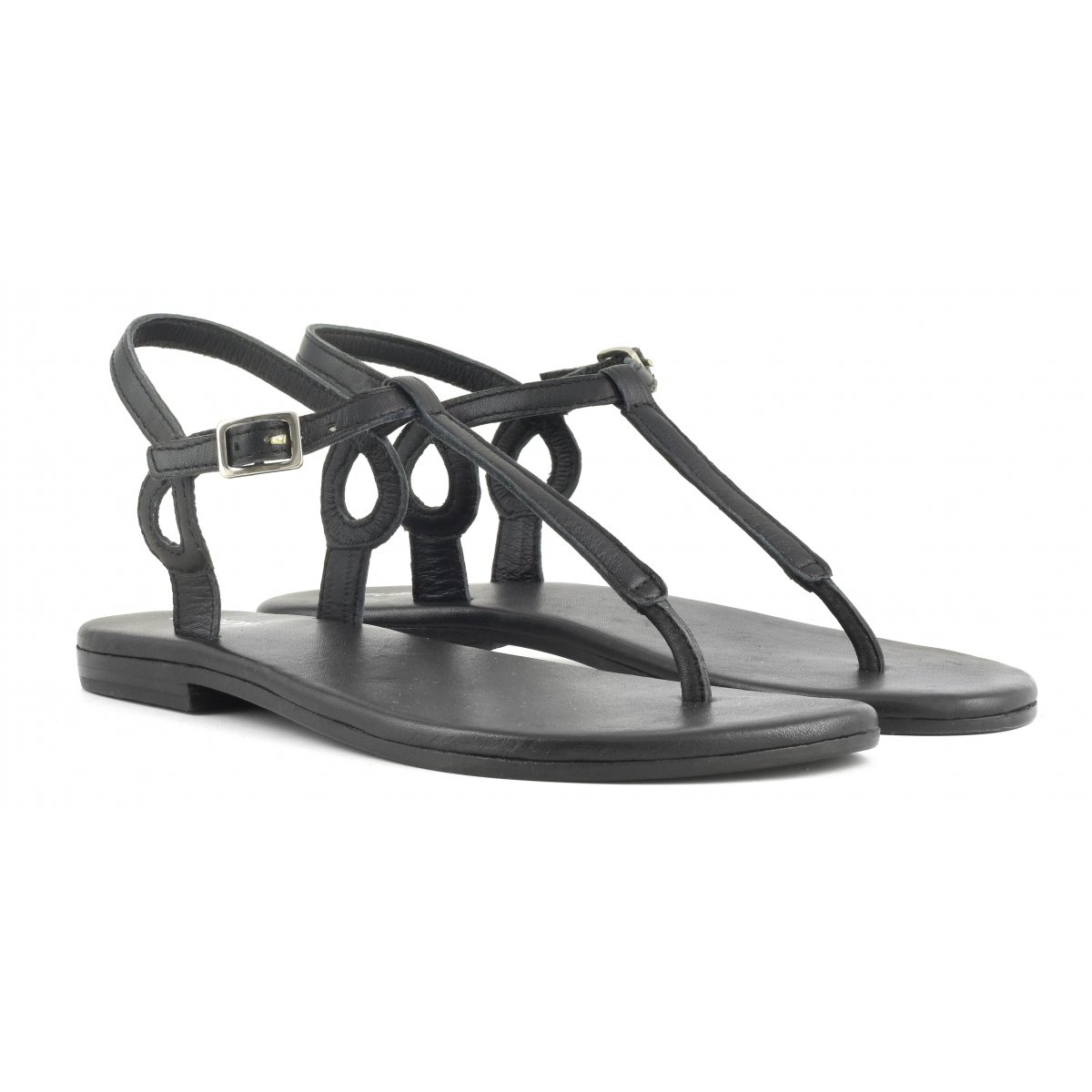 Sandalo infradito minimal in pelle