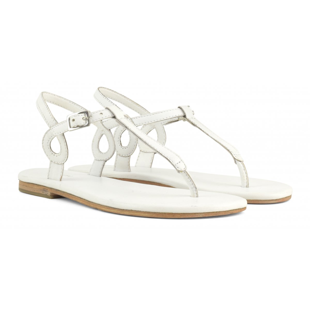 Sandalo infradito minimal in pelle