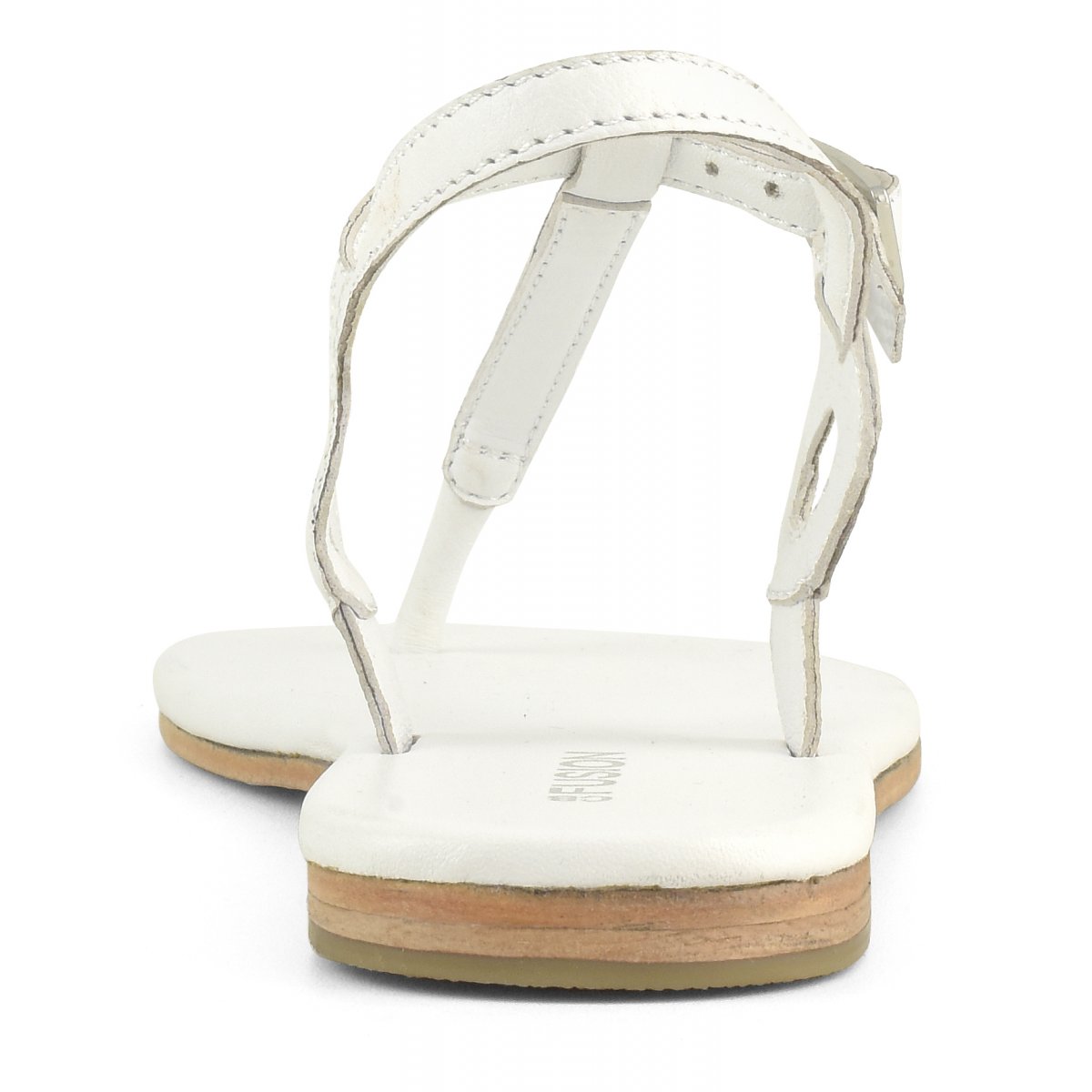 Sandalo infradito minimal in pelle