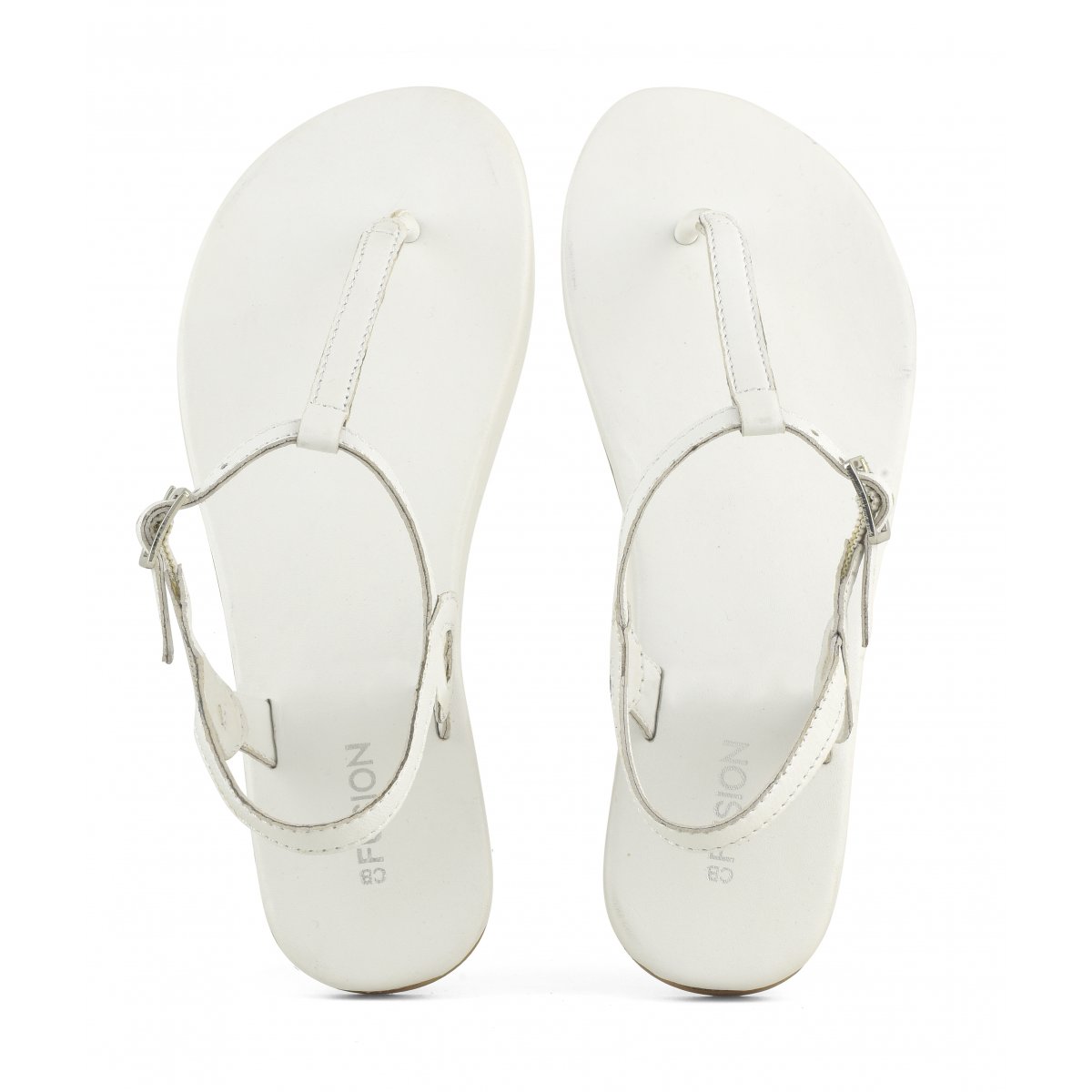 Sandalo infradito minimal in pelle