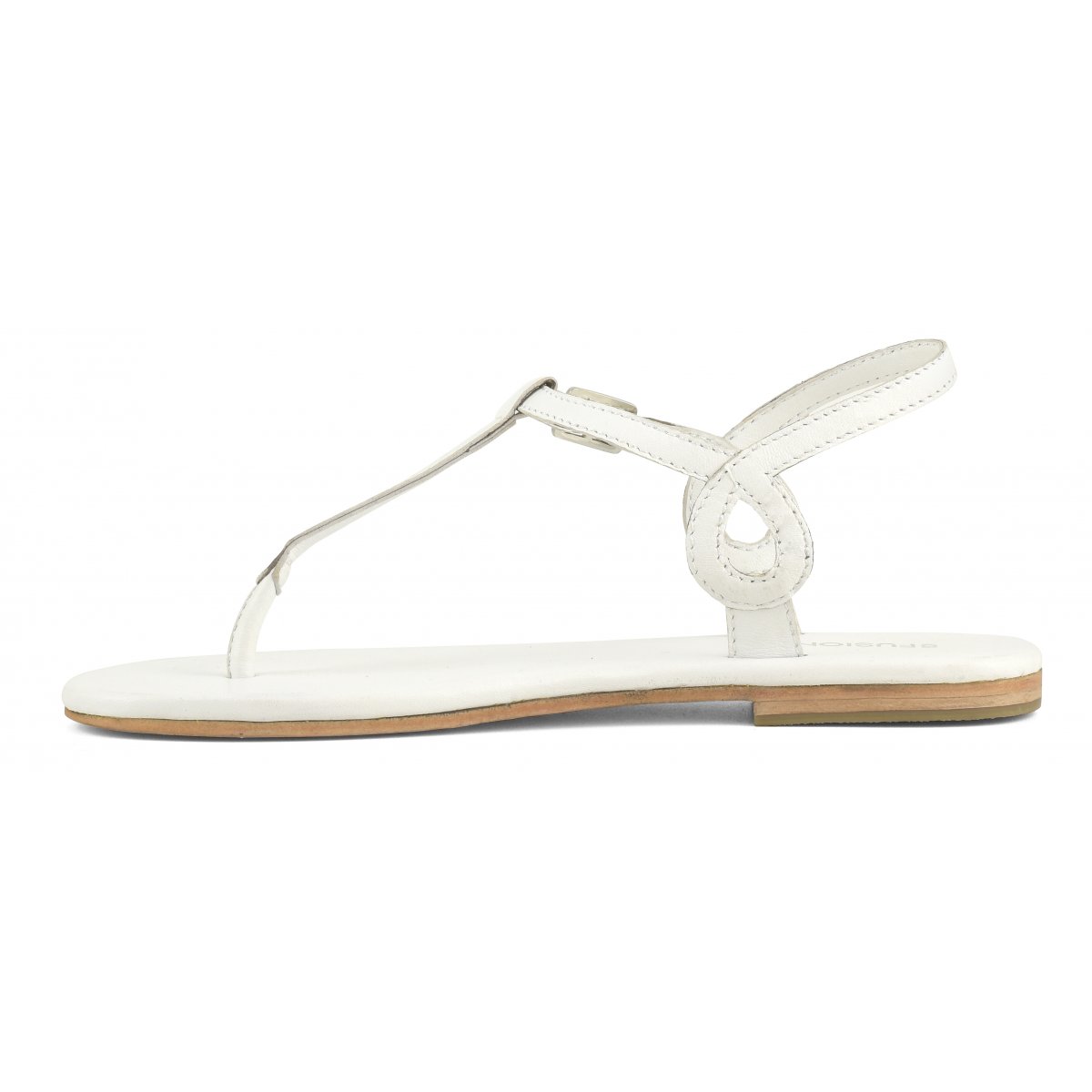 Sandalo infradito minimal in pelle