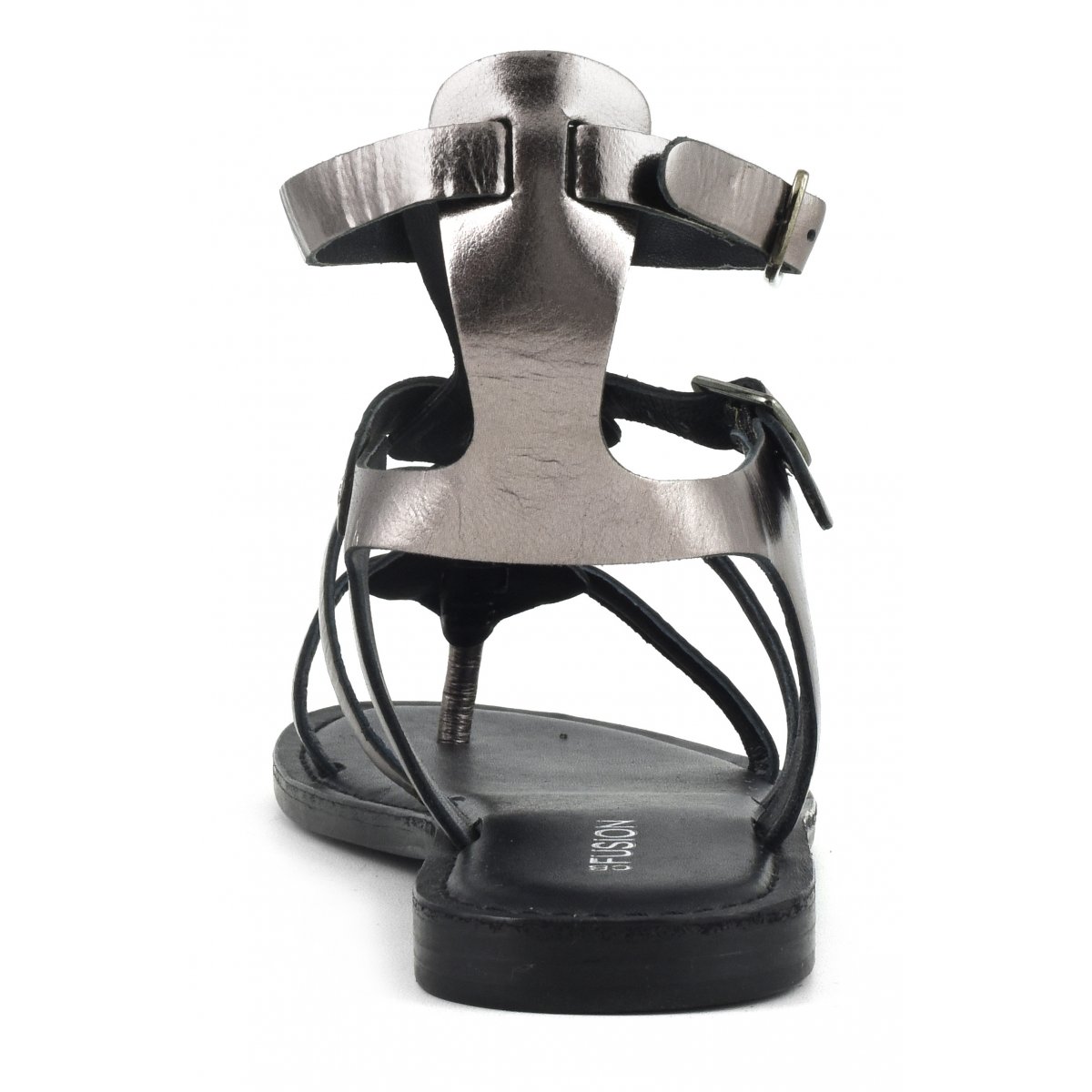 Sandalo gladiatore in pelle