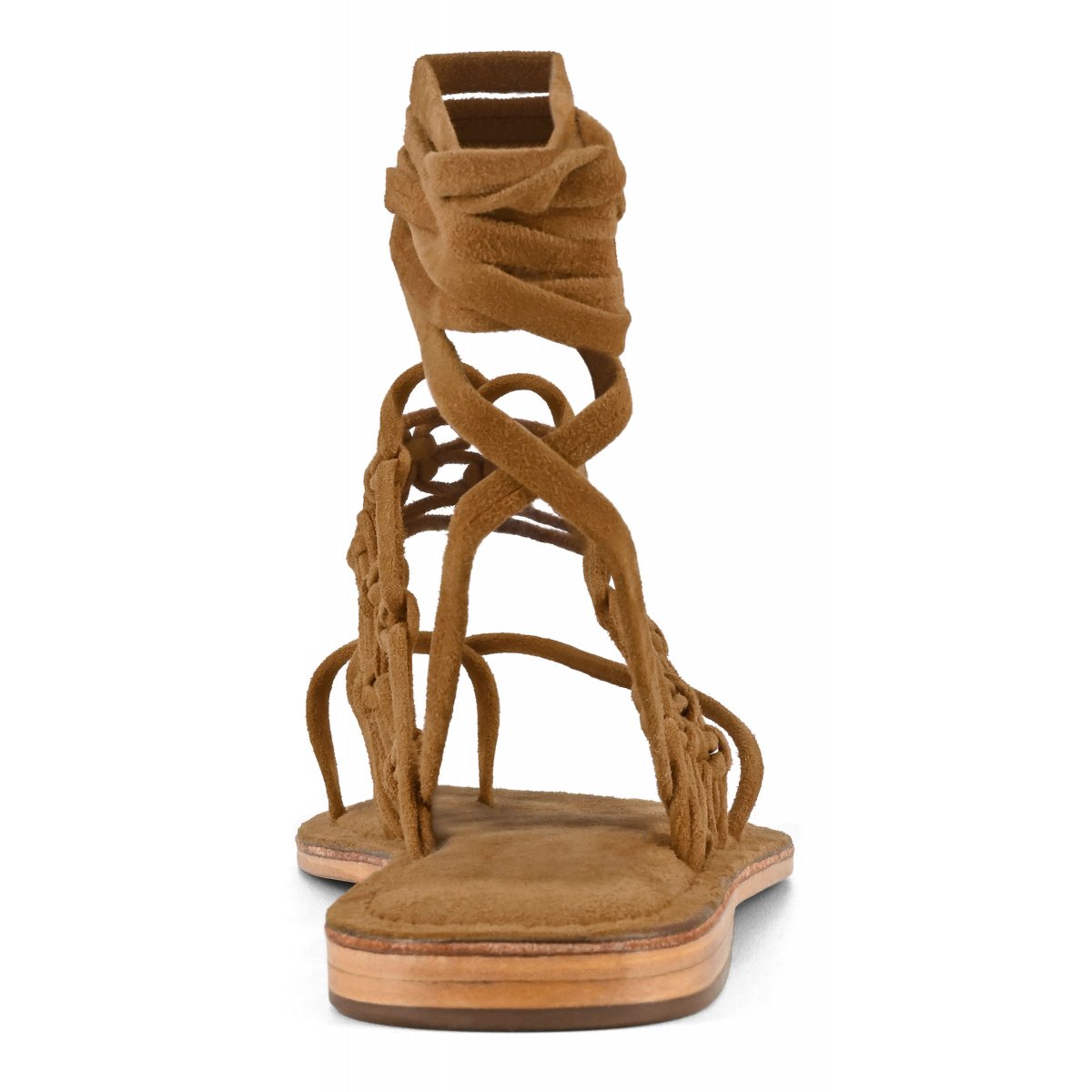 Sandalo schiava infradito nodi in pelle