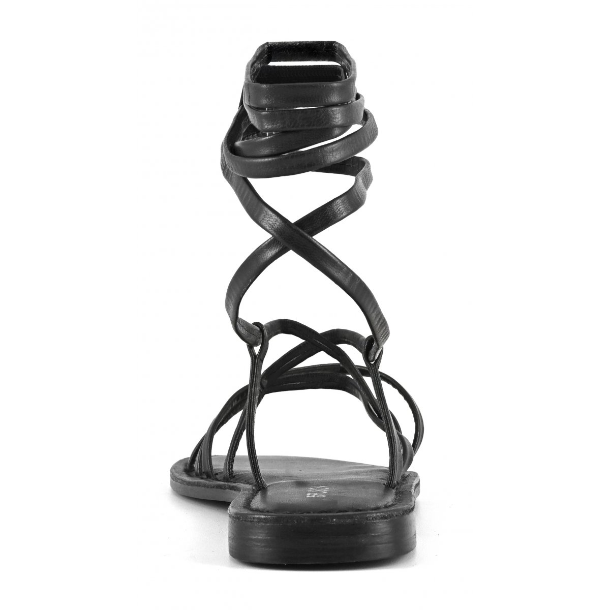 Sandalo lacci in pelle