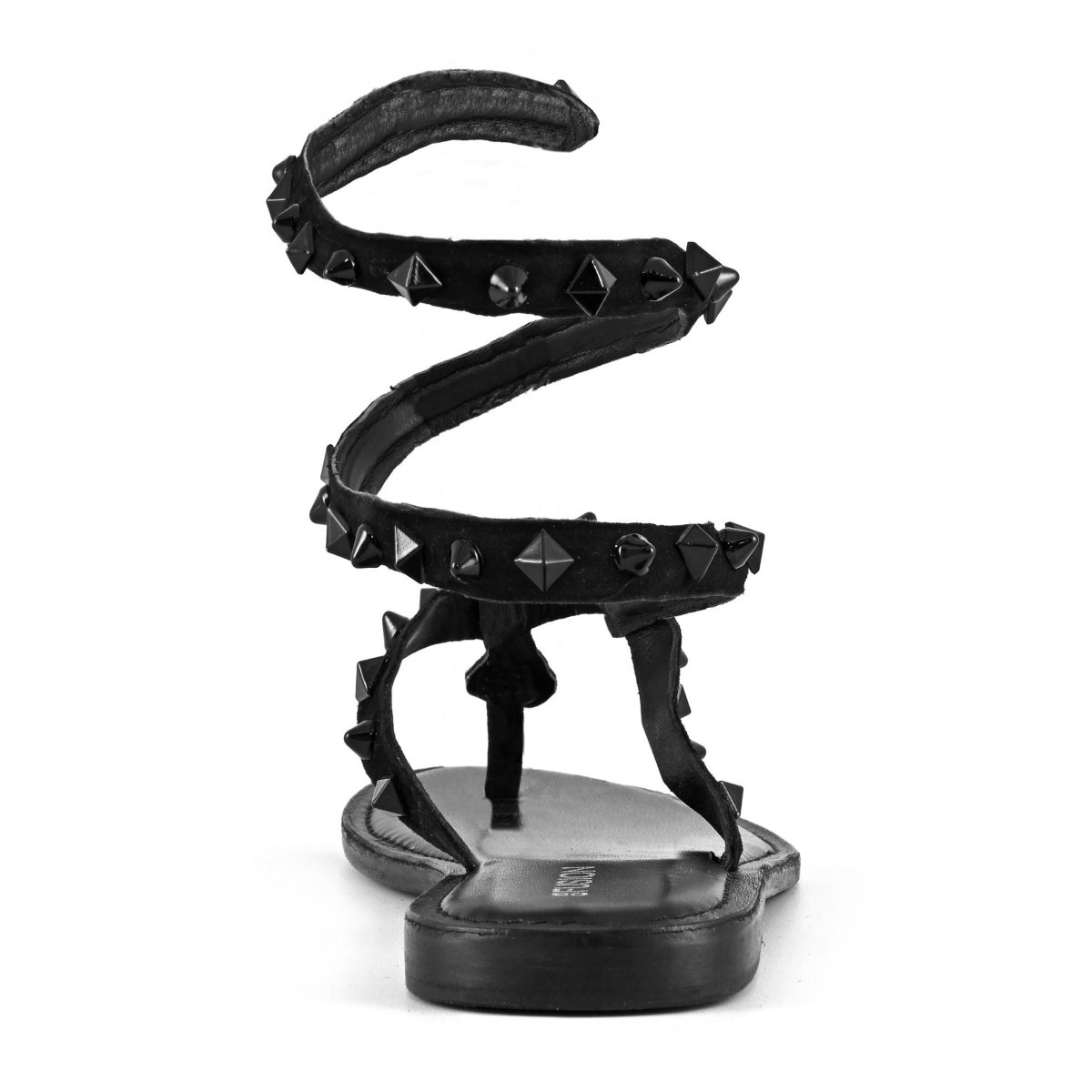 Sandalo wrap up borchie piramidali