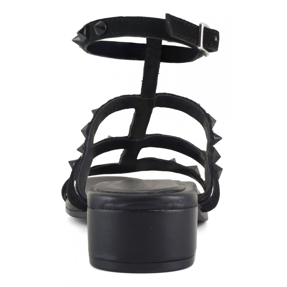 Sandalo tacco e borchie