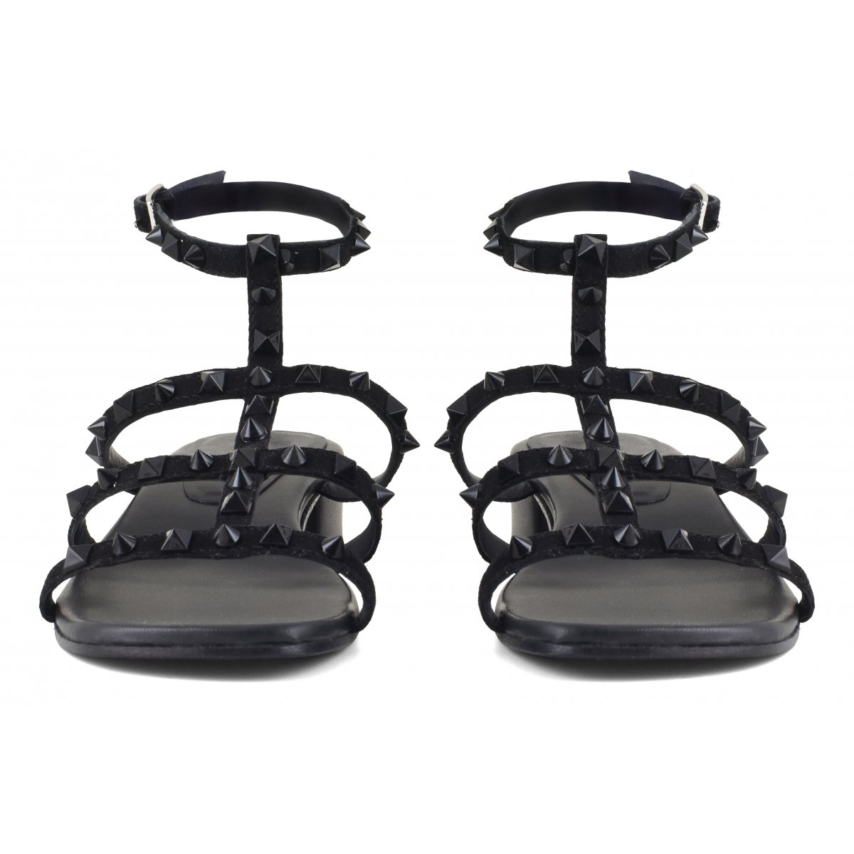 Sandalo tacco e borchie