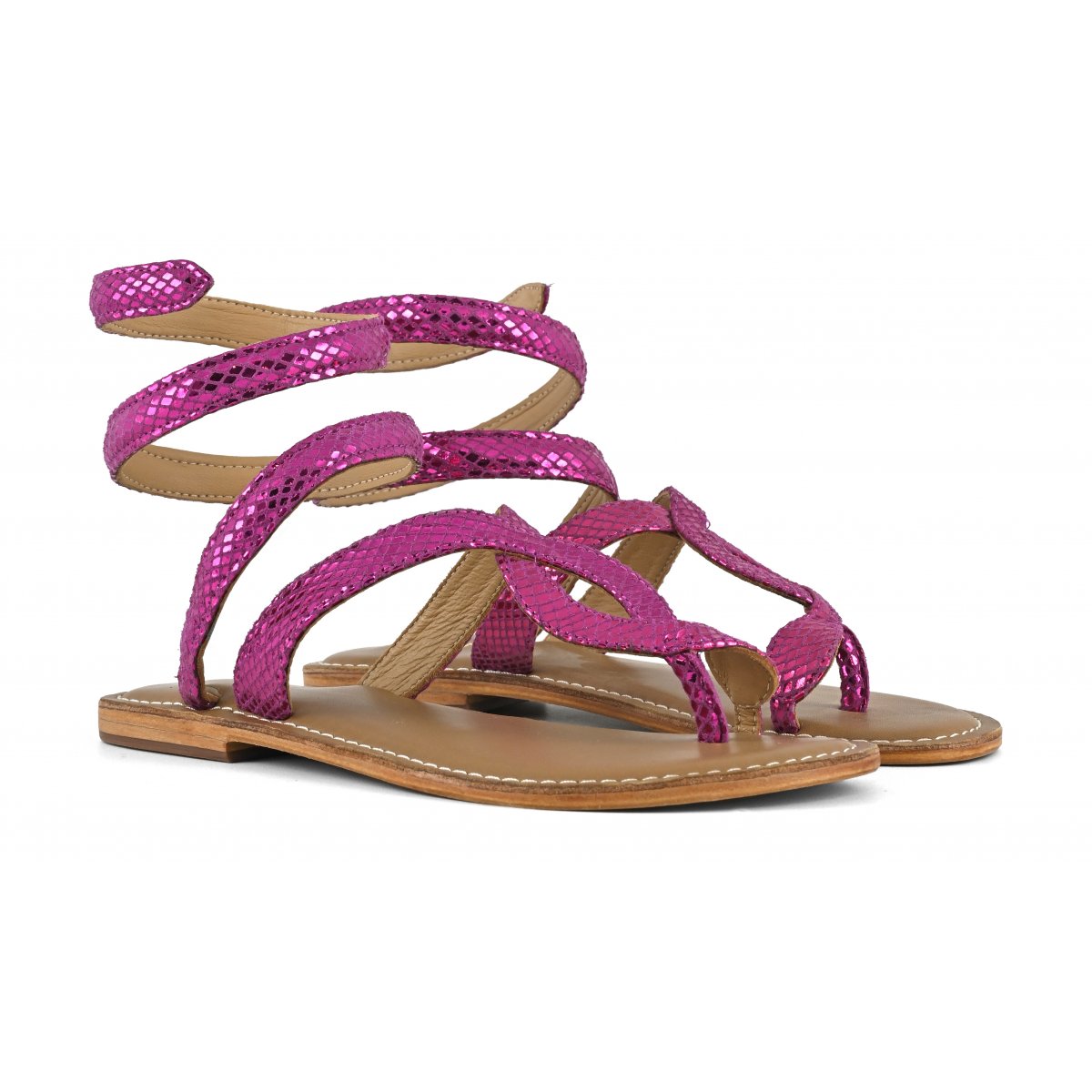 Sandalo wrap up laminato