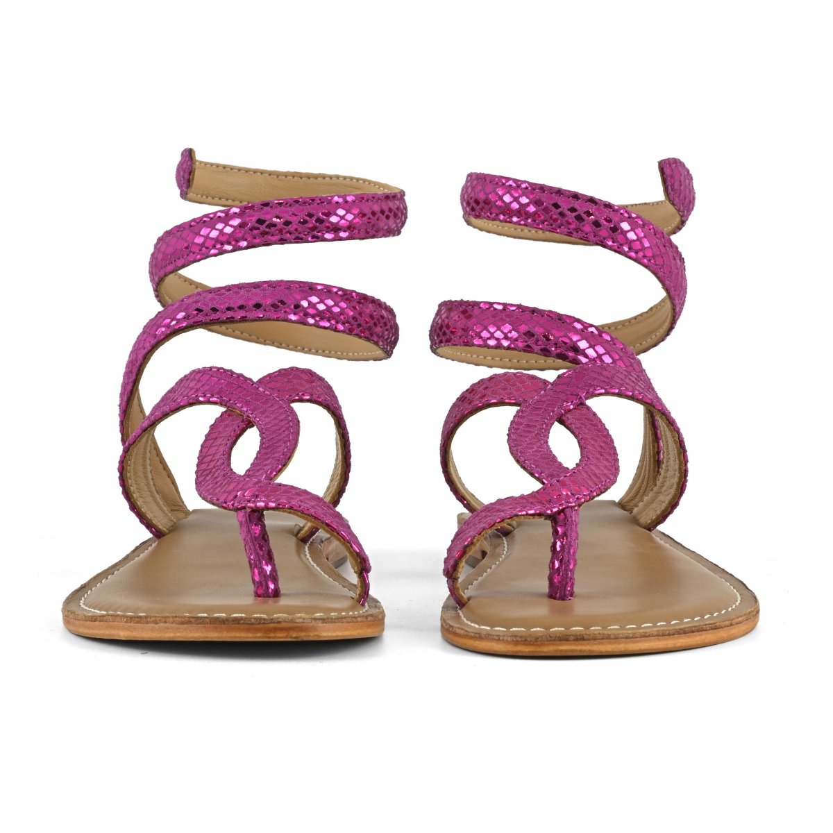 Sandalo wrap up laminato