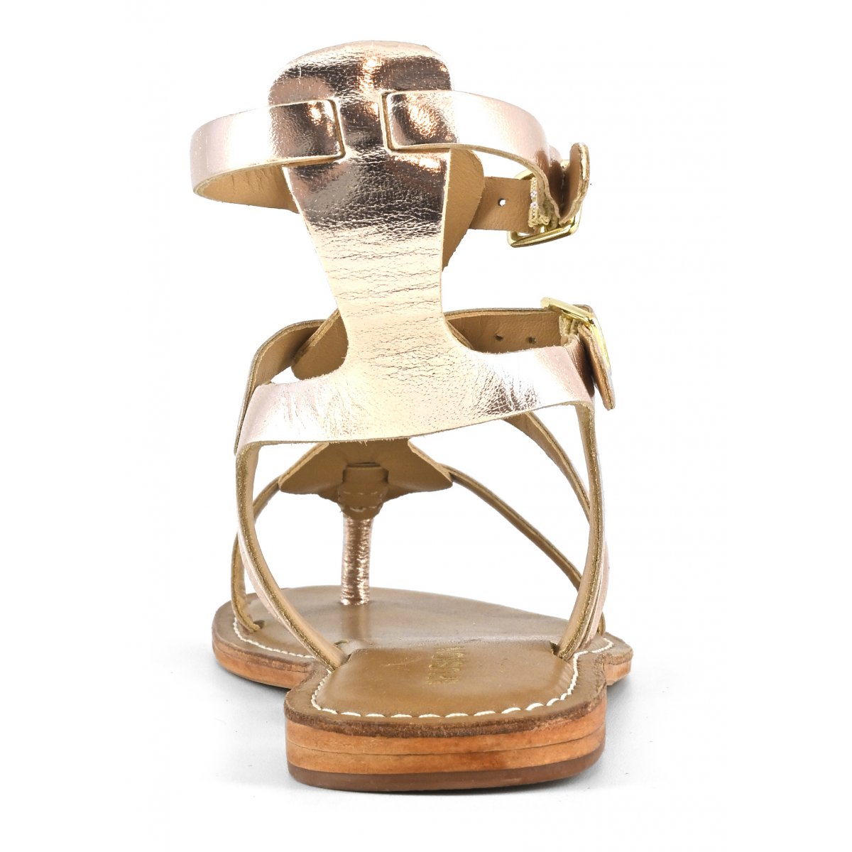 Sandalo gladiatore in pelle