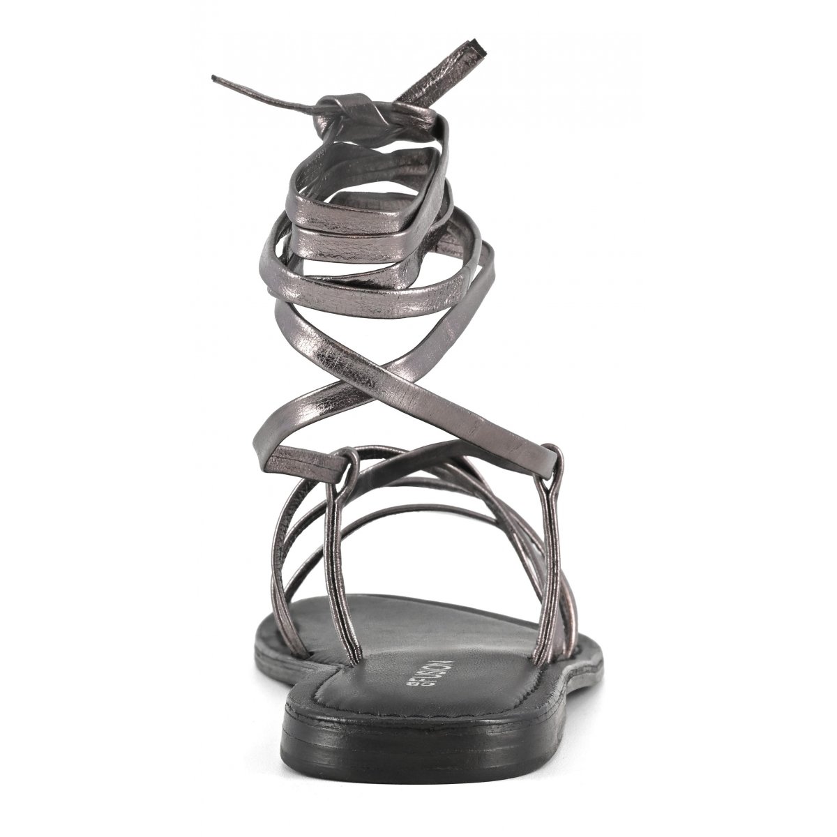 Sandalo lacci in pelle