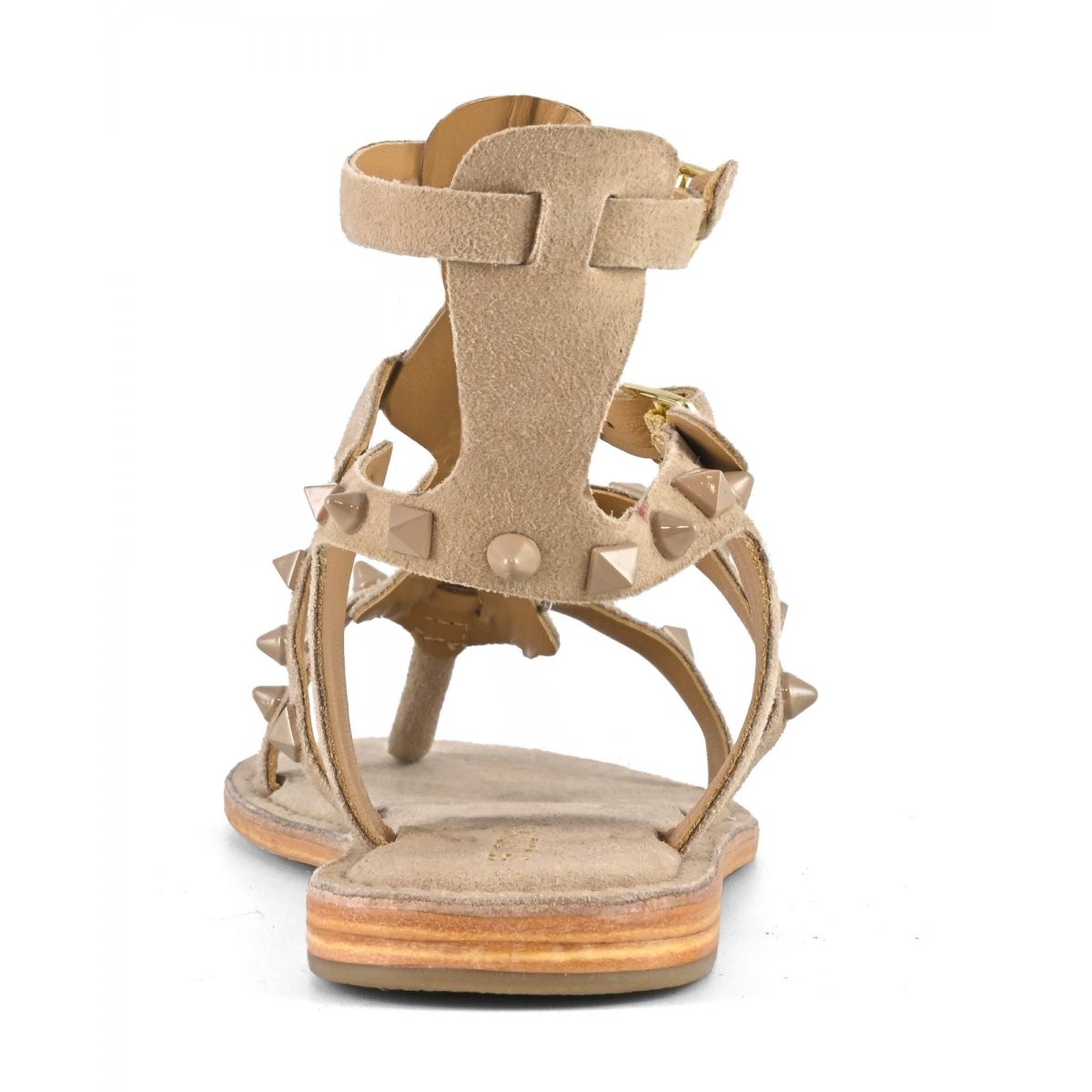 Sandalo gladiatore borchie piramidali
