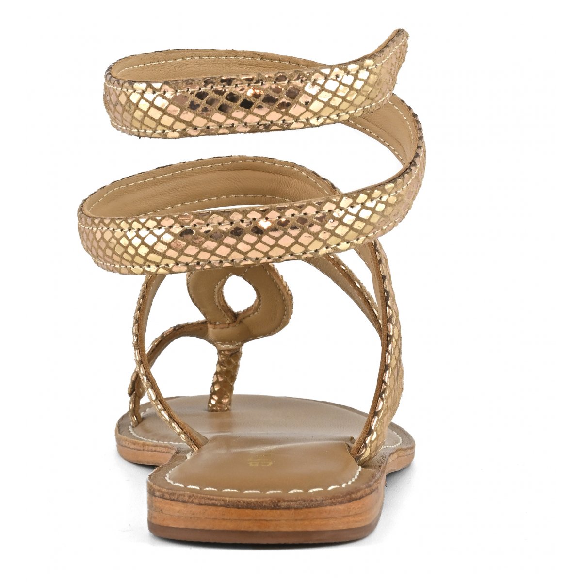 Sandalo wrap up laminato