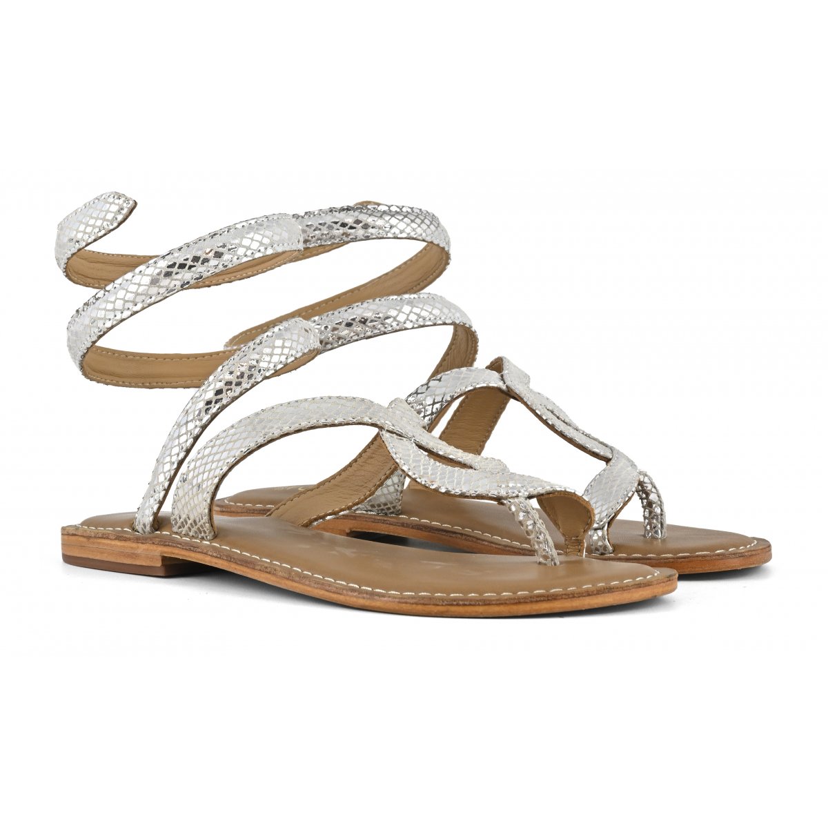 Sandalo wrap up laminato