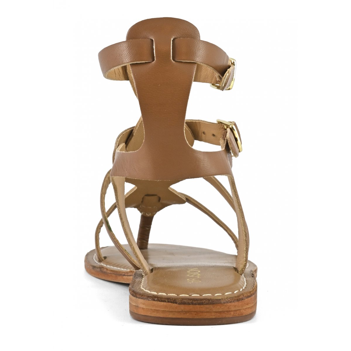 Sandalo gladiatore in pelle