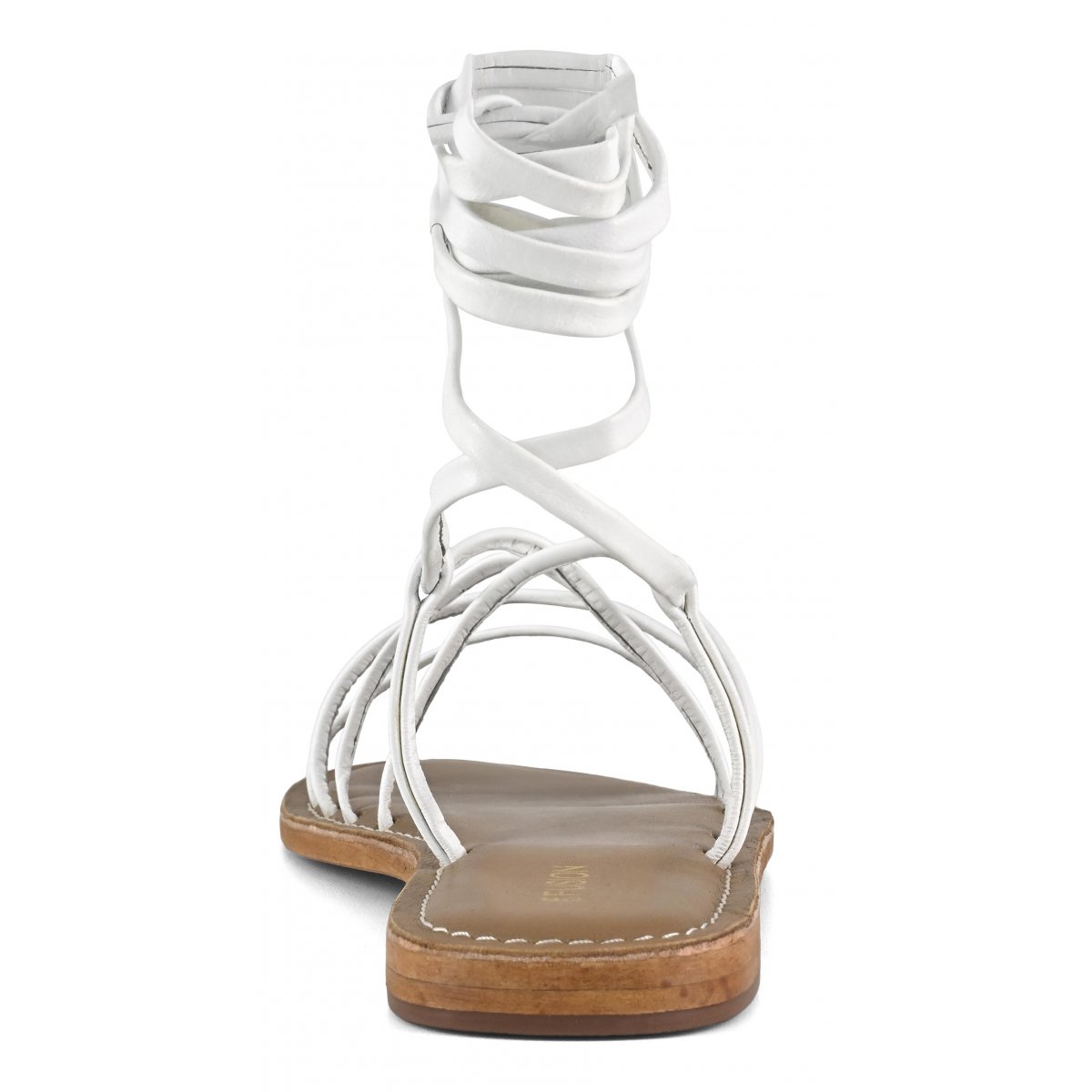 Sandalo lacci in pelle