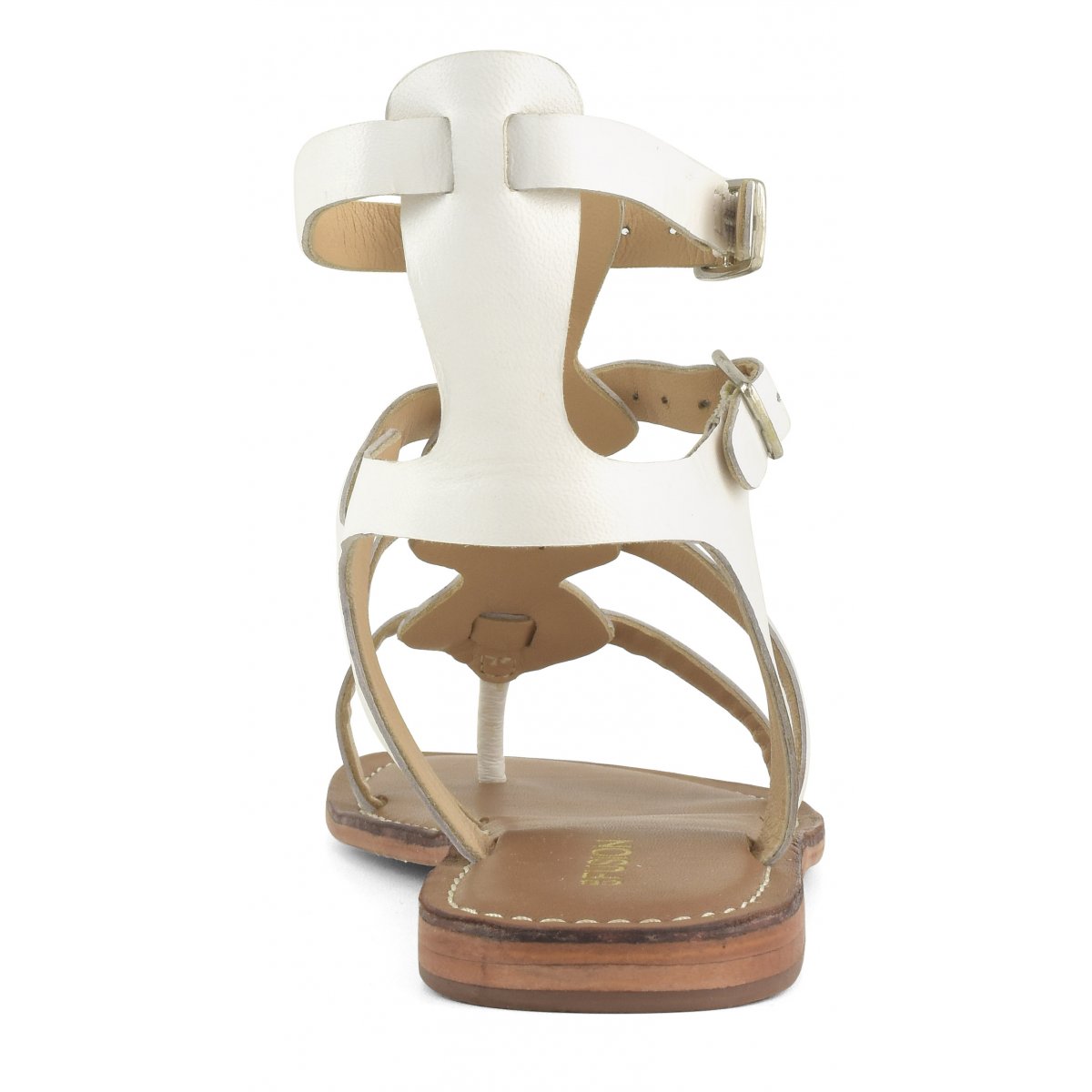 Sandalo gladiatore in pelle