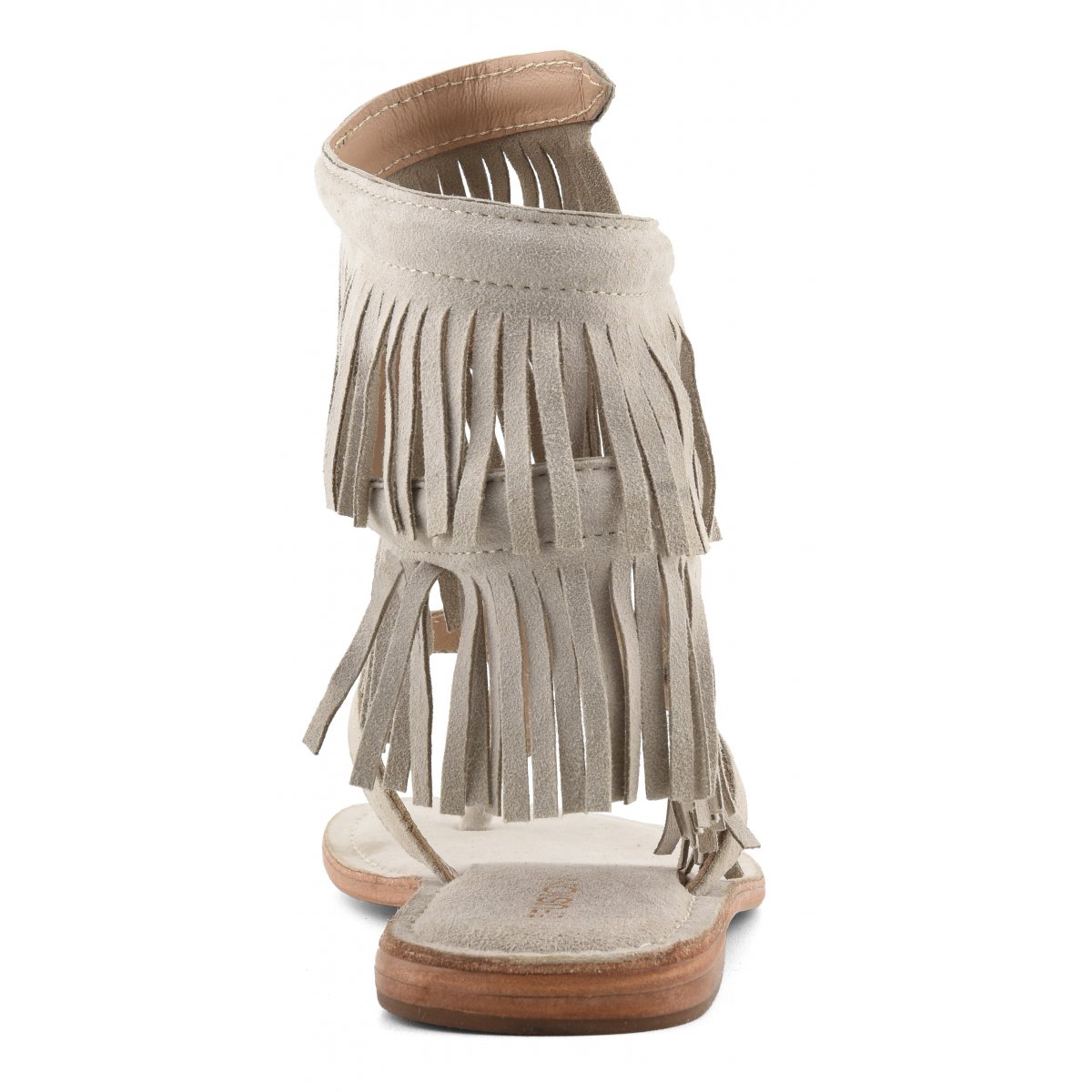 Sandalo wrap up con frange