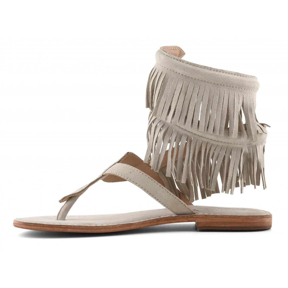 Sandalo wrap up con frange