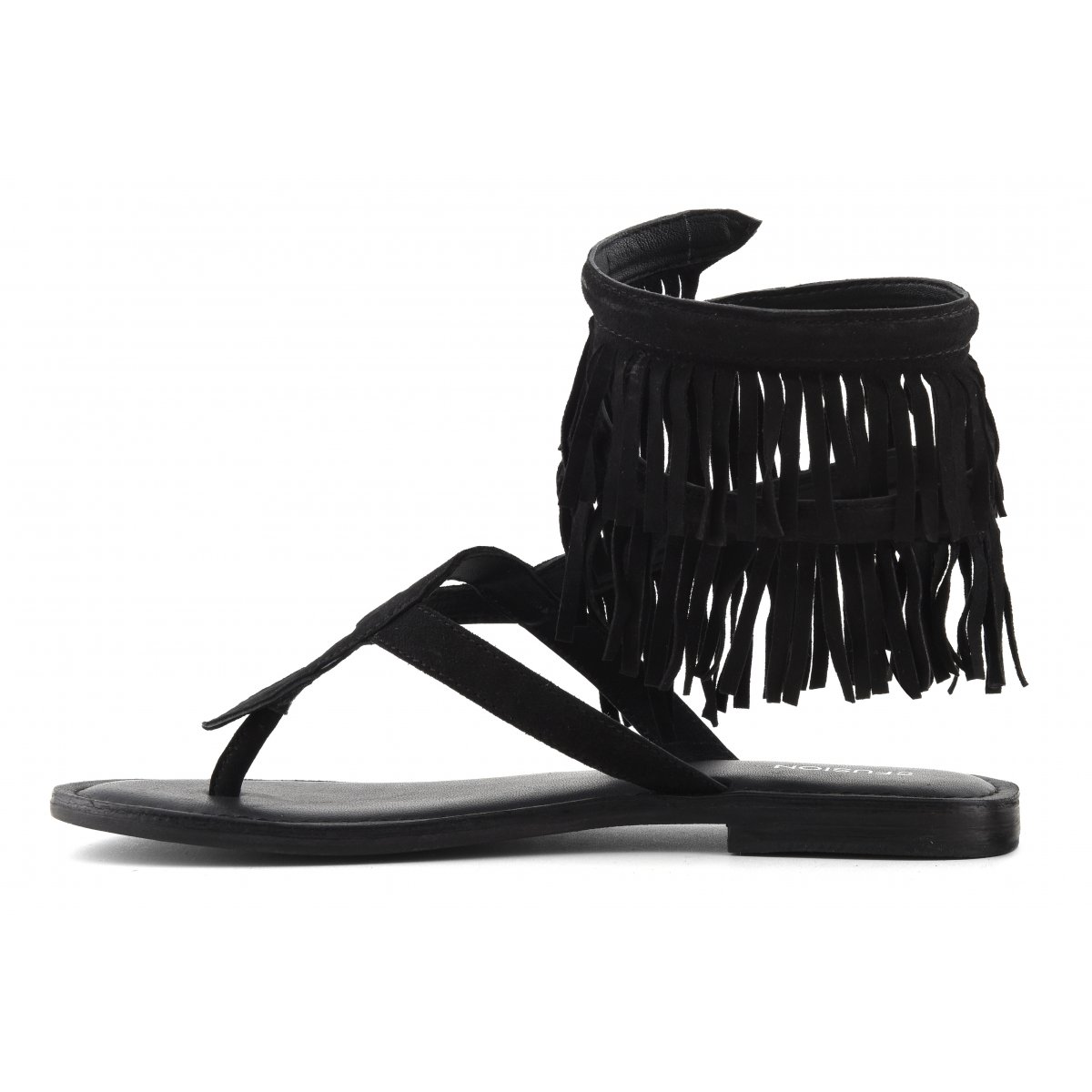 Sandalo wrap up con frange