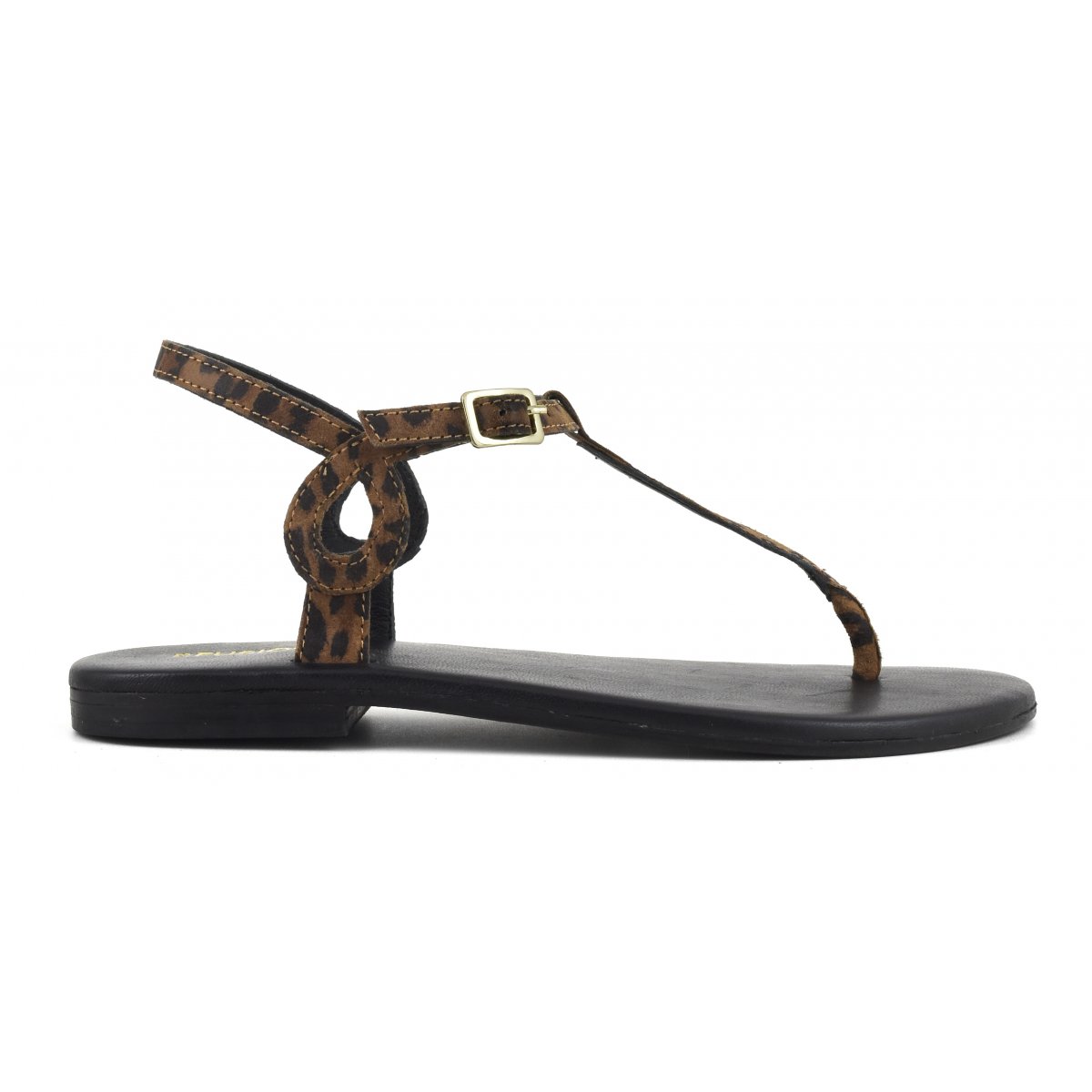 Sandalo infradito minimal in pelle