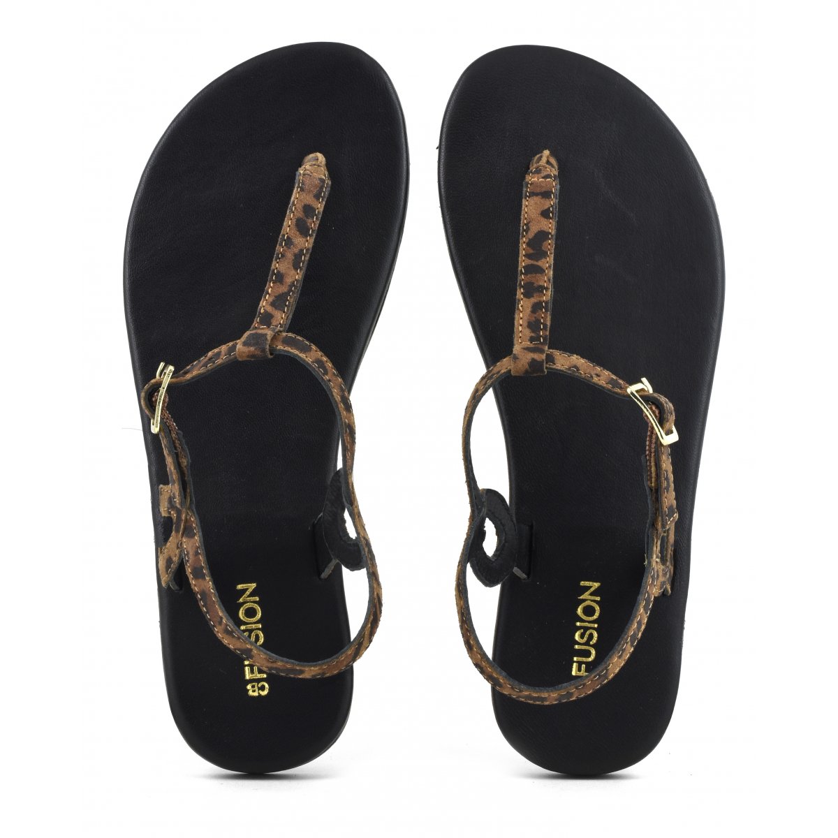 Sandalo infradito minimal in pelle