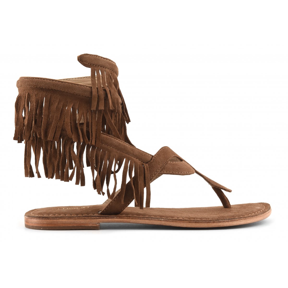 Sandalo wrap up con frange