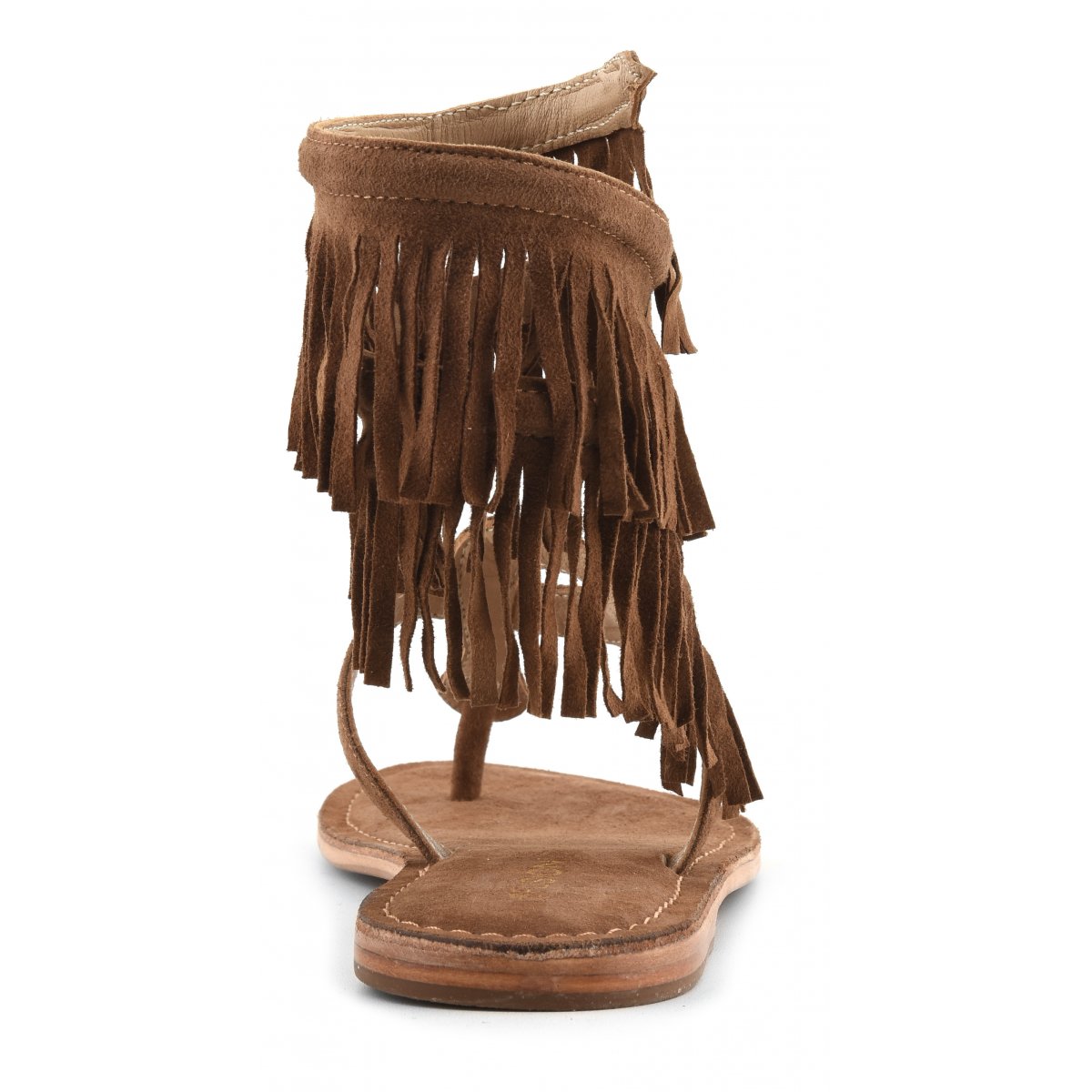 Sandalo wrap up con frange