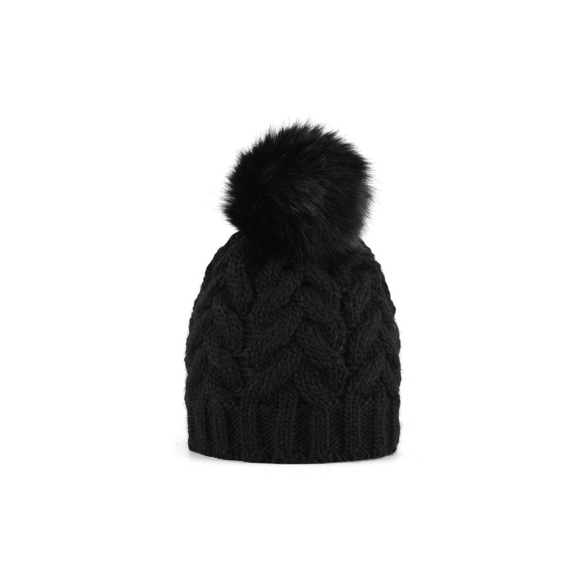 Cappello multi pom fakefur