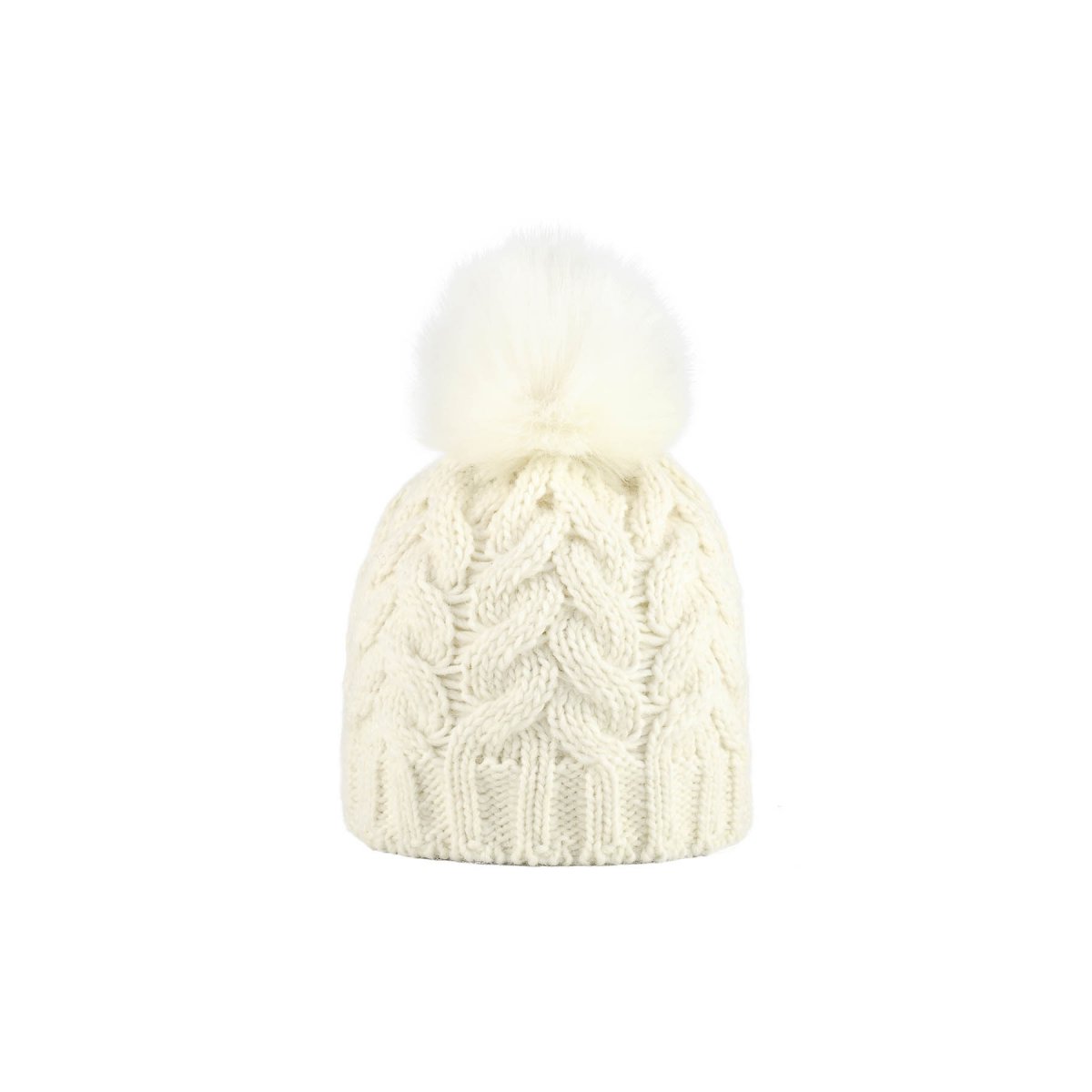 Cappello multi pom fakefur